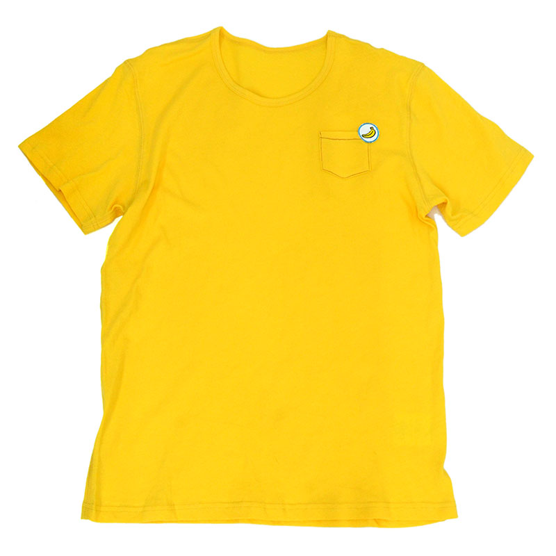 【BANANA Tees】Apple Pocket YELLOW