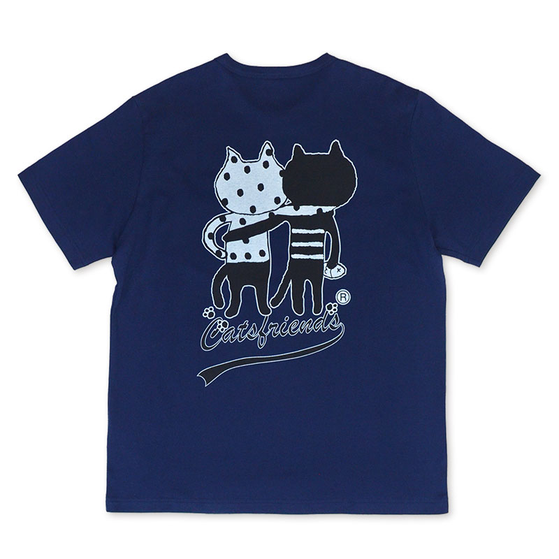 キャッツフレンズポケット刺繍Tシャツ
