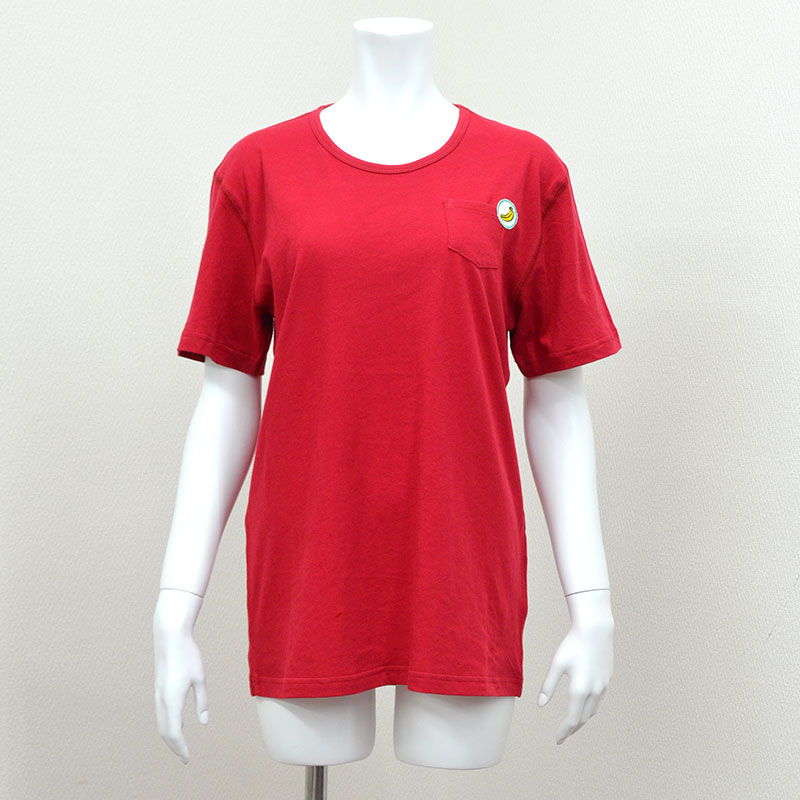 【BANANA Tees】Apple Pocket RED
