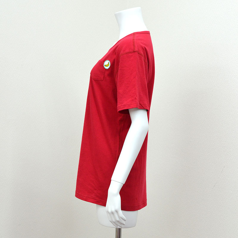 【BANANA Tees】Apple Pocket RED