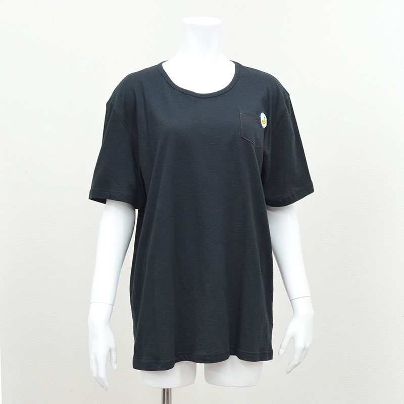 【BANANA Tees】Apple Pocket BLACK