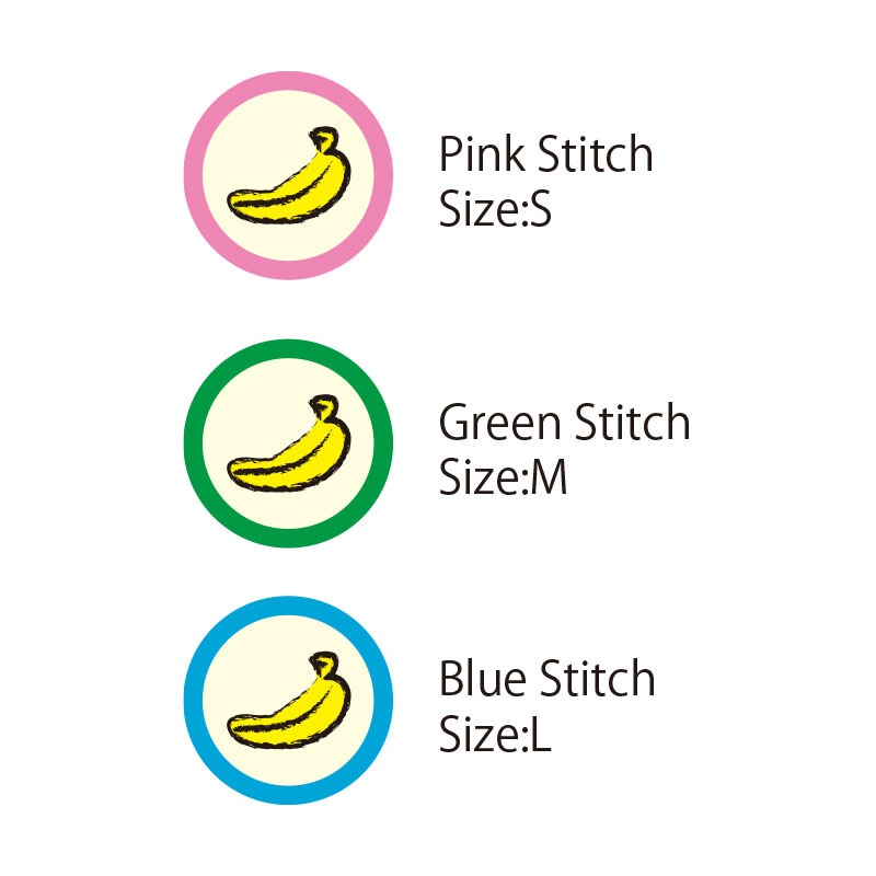 【BANANA Tees】Apple Pocket WHITE