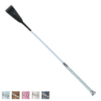 ※単品販売不可商品 【拍車・鞭２点セット対象商品　短】JUST RIDE クリスタル短鞭