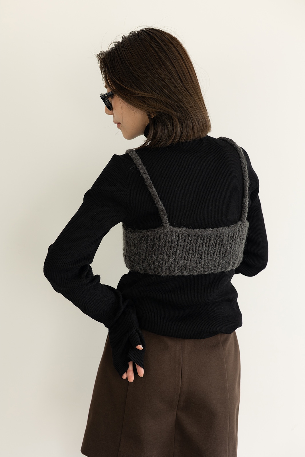 ローゲージニットビスチェ/CAVEZA ROSSO/カベサロッソ | NEW | CAVEZA