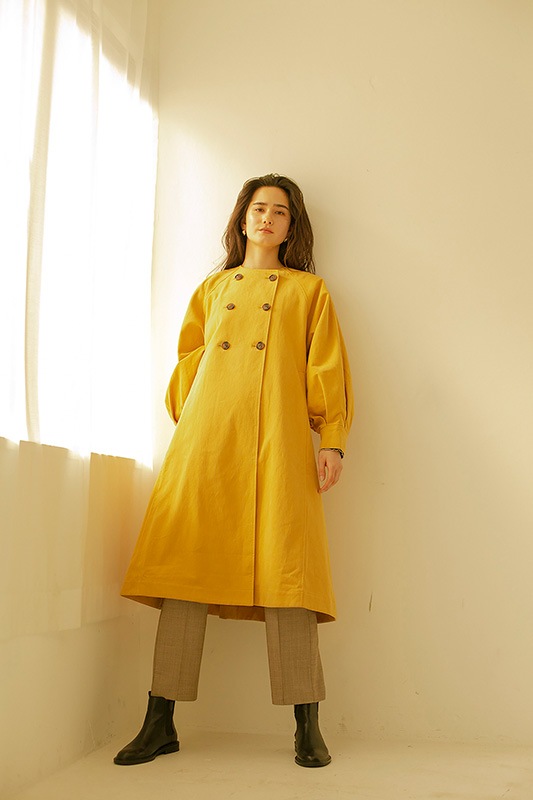 Aラインドルマンスリーブコート Caveza Rosso カベサロッソ New Caveza Rosso