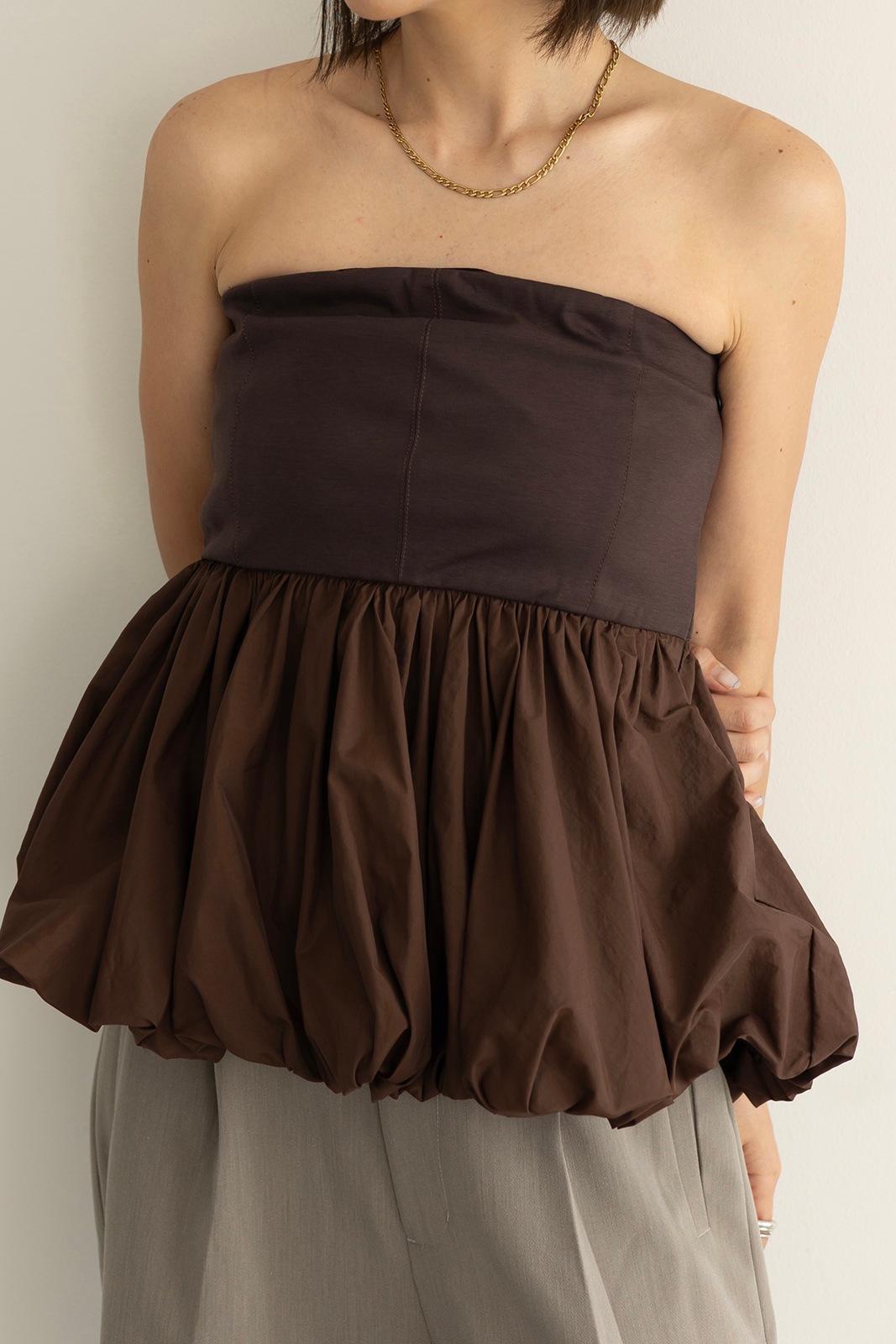 タフタバルーンベアトップ/CAVEZA ROSSO/カベサロッソ | NEW | CAVEZA