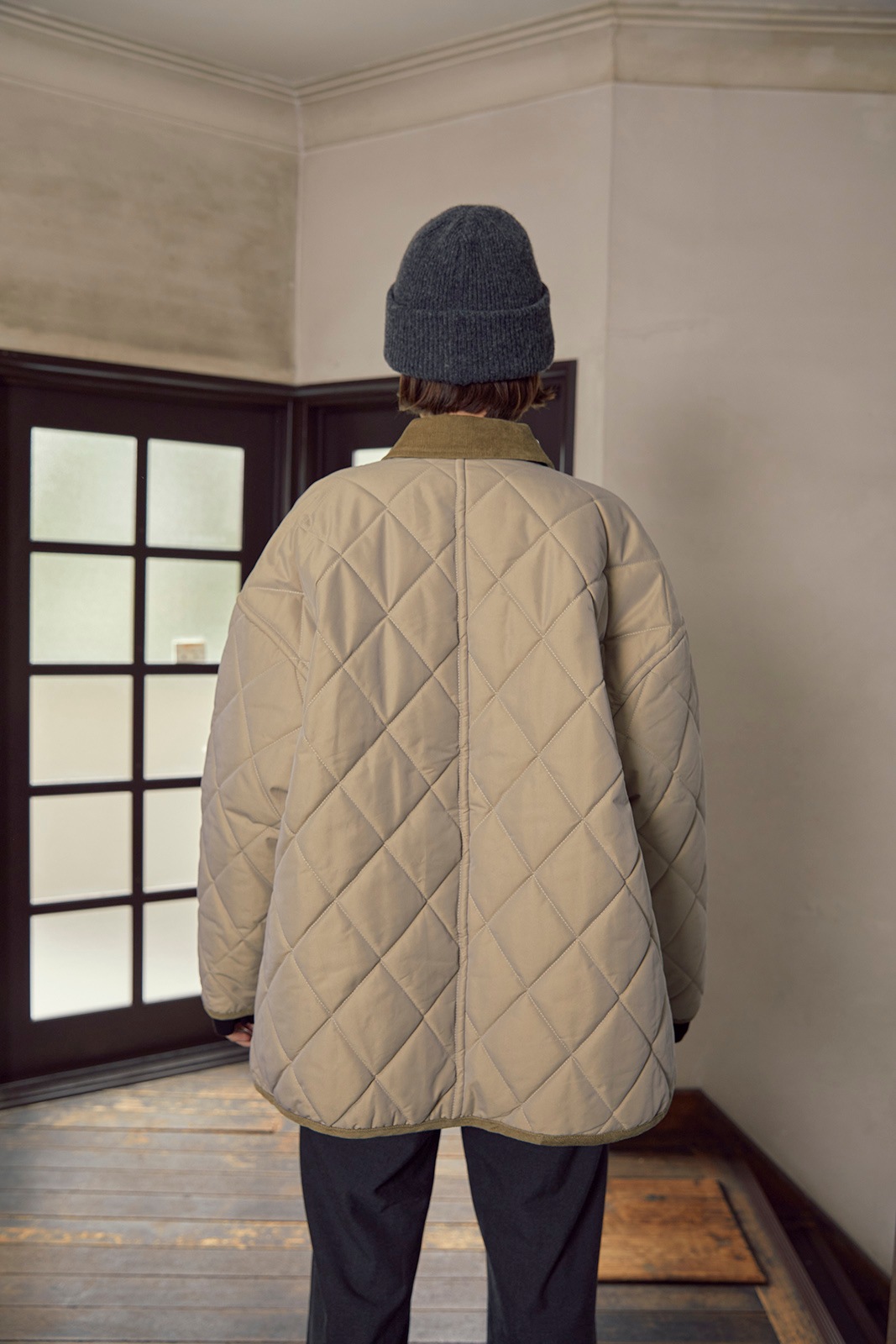 CAVEZAROSSO カベサロッソ　コーデュロイカラーキルトブルゾン サンプル品＞コーデュロイカラーキルトブルゾン/CAVEZA ROSSO