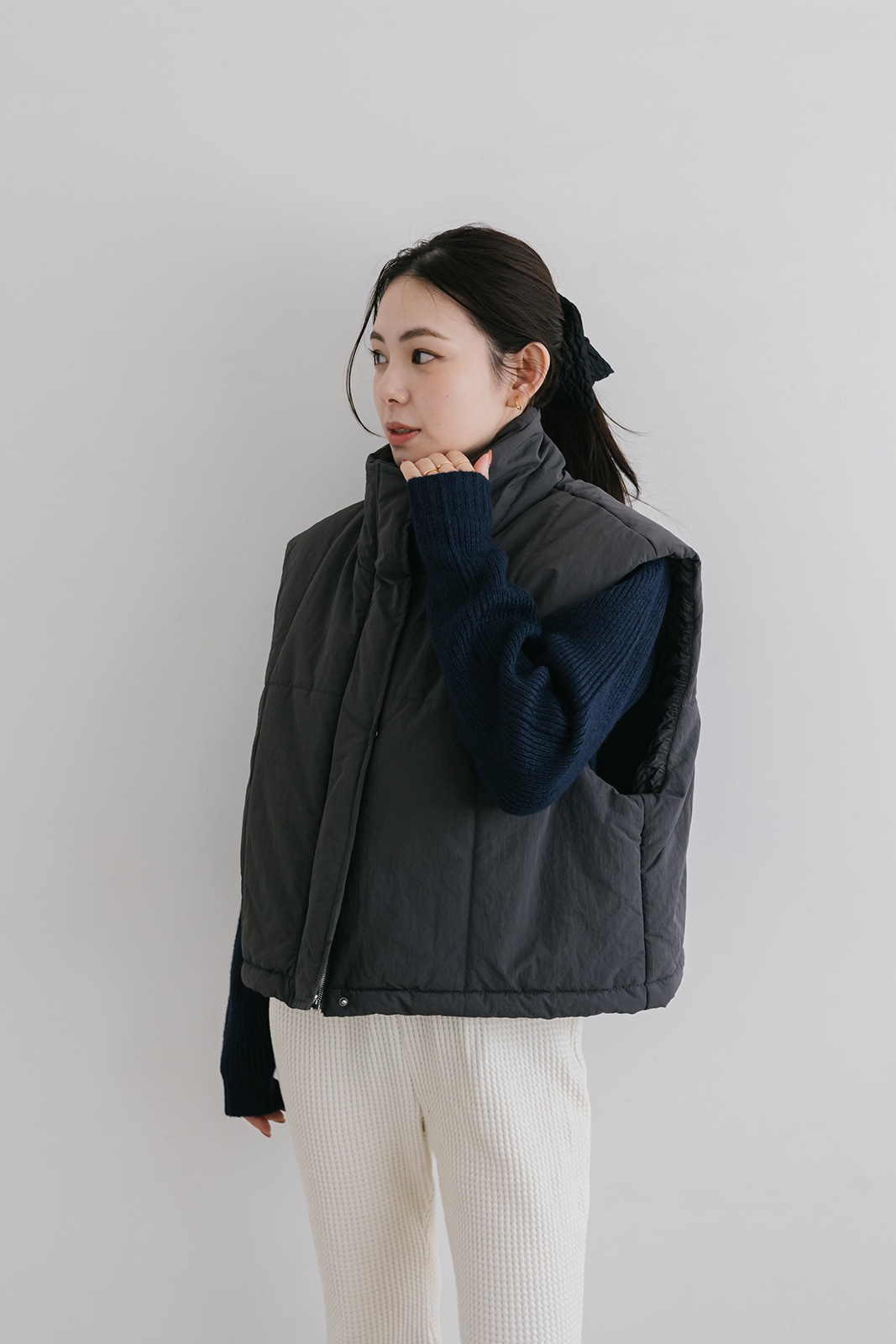 B品＞ナイロンパデットベスト/CAVEZA ROSSO/カベサロッソ