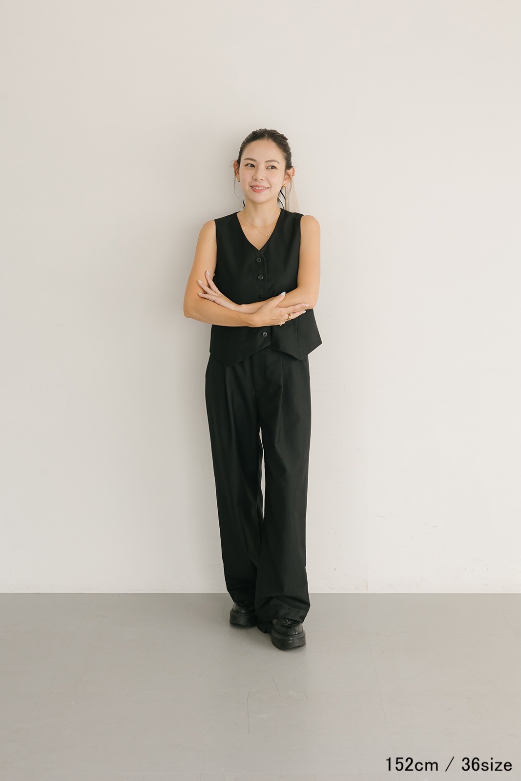 新品☆ CAVEZA ROSSO ロゴベルトストレートパンツ CAVEZA ROSSO - LOGO BELT STRAIGHT PANTS / ロゴベルト