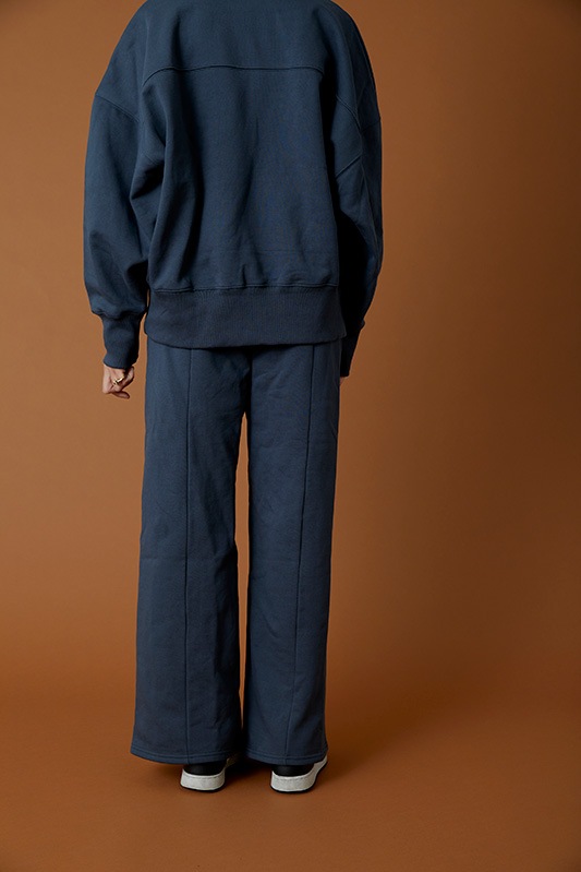 センターシームワイドスウェットロゴパンツ/CAVEZA ROSSO/カベサロッソ  