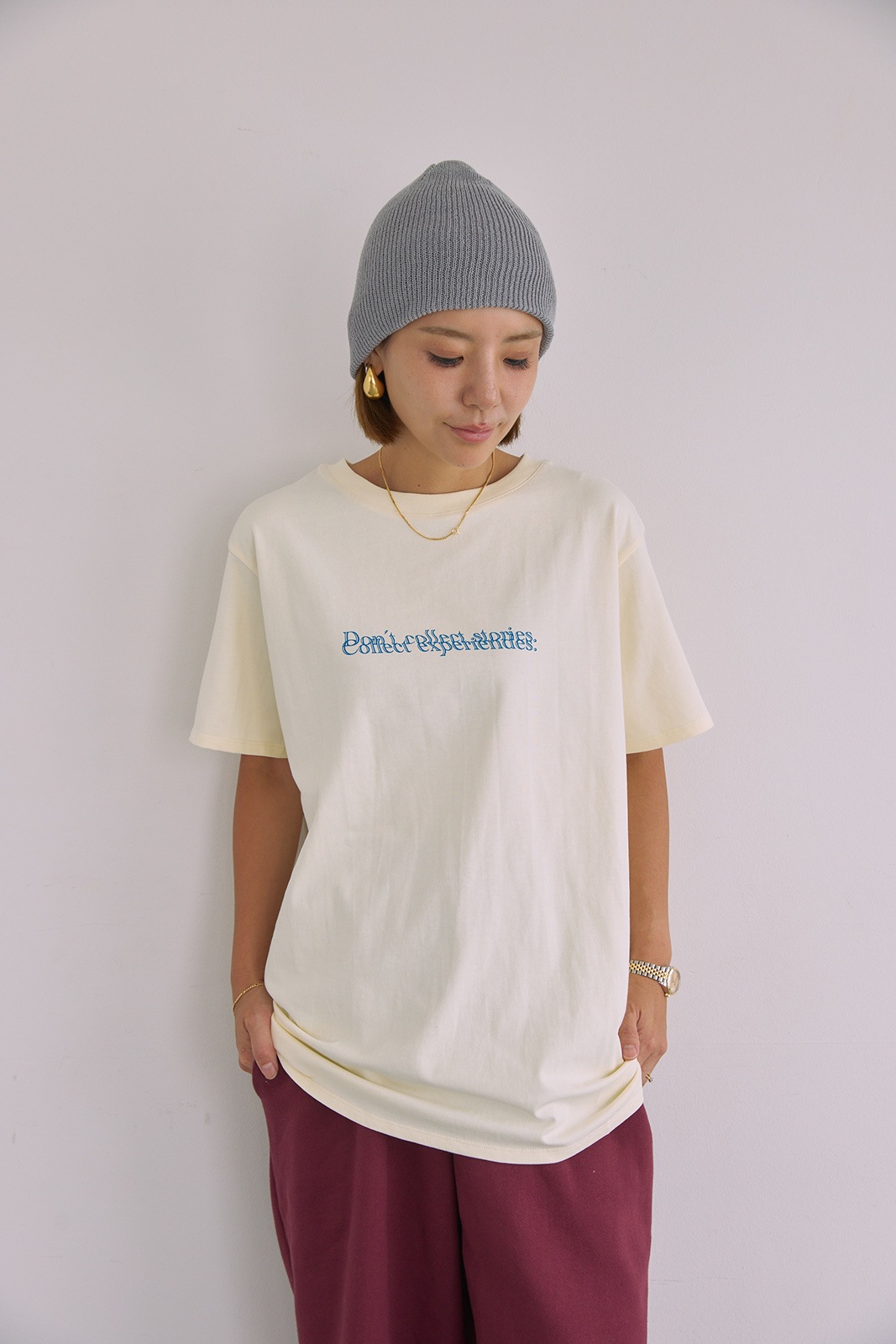 Don't collect LOGO T/CAVEZA ROSSO/���٥����å�8/20