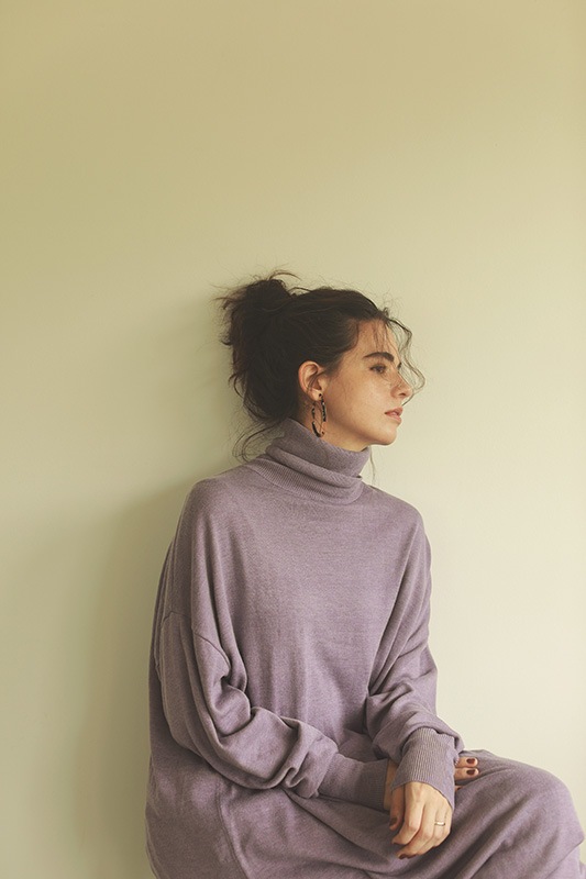 タートルネックロングニットワンピース Caveza Rosso カベサロッソ New Caveza Rosso