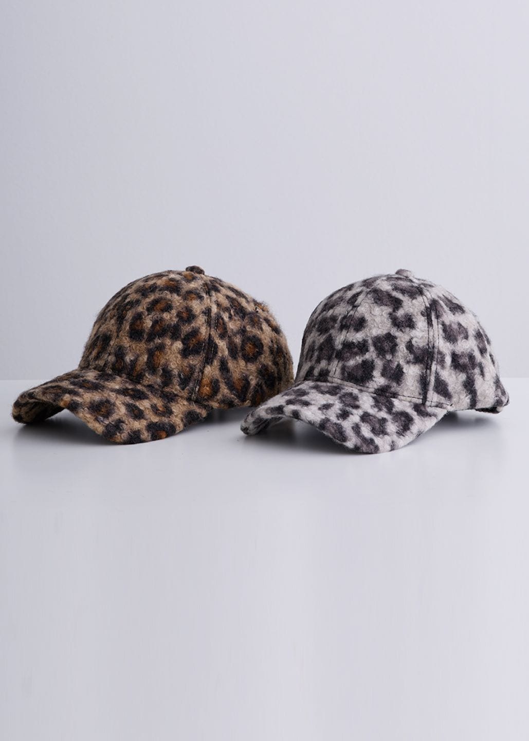 【PLUS an】あったか レオパード CAP