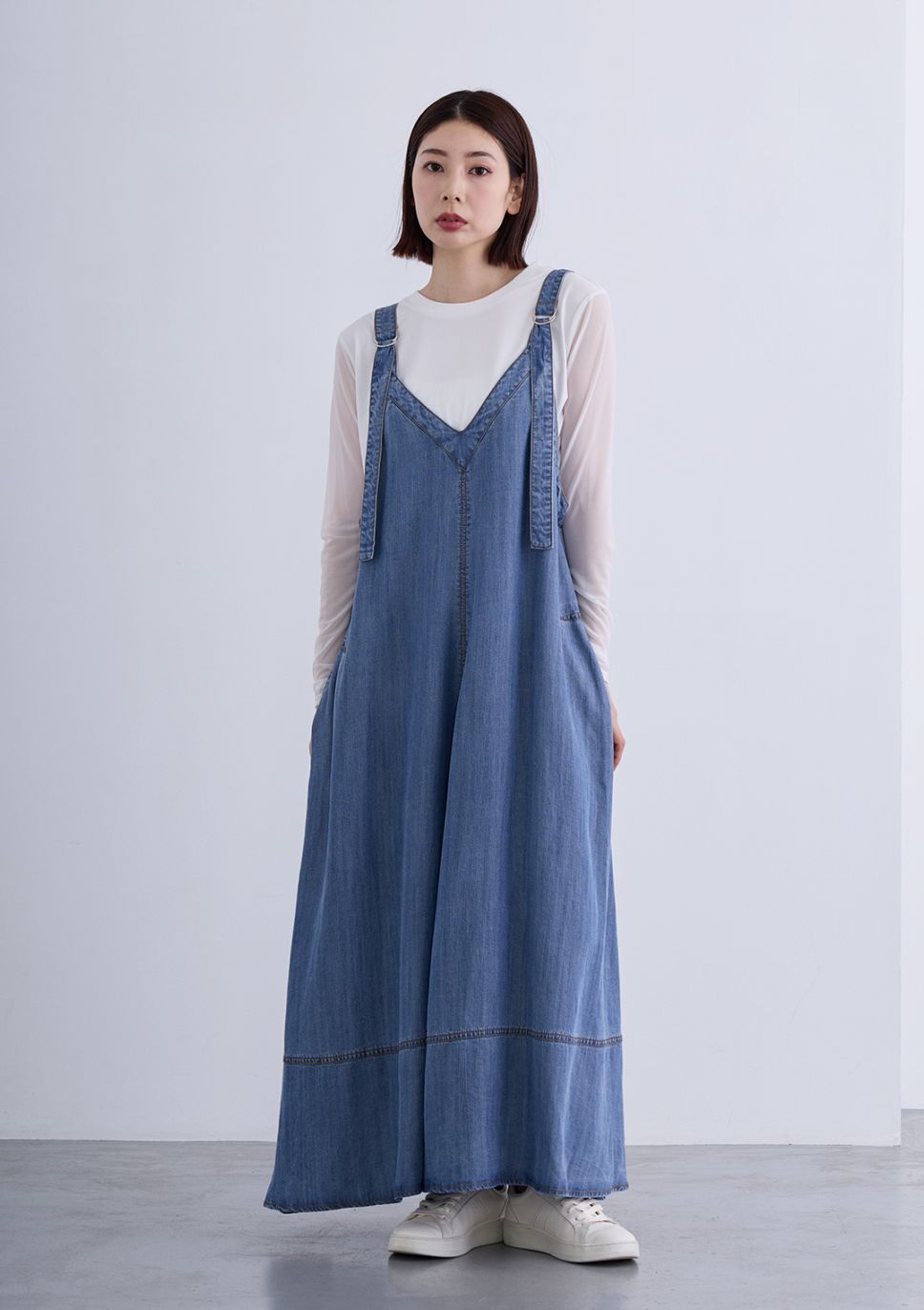 【Femicite】テンセル デニム ワンピース