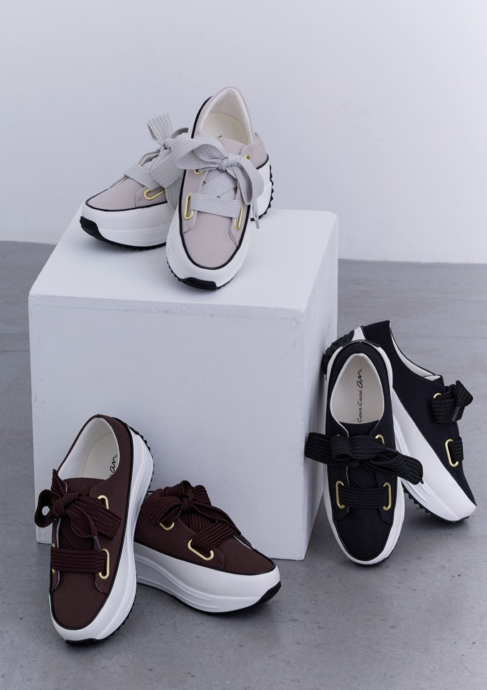 【Cour Carre an】リボンスニーカー