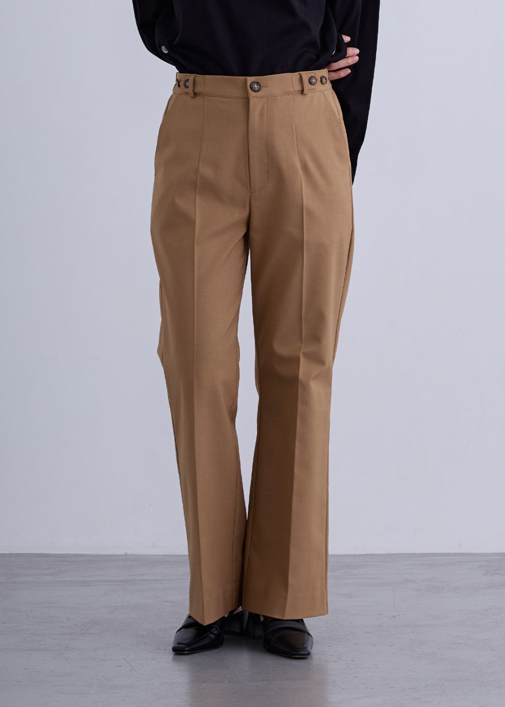 【KOOS】セミ フレア パンツ