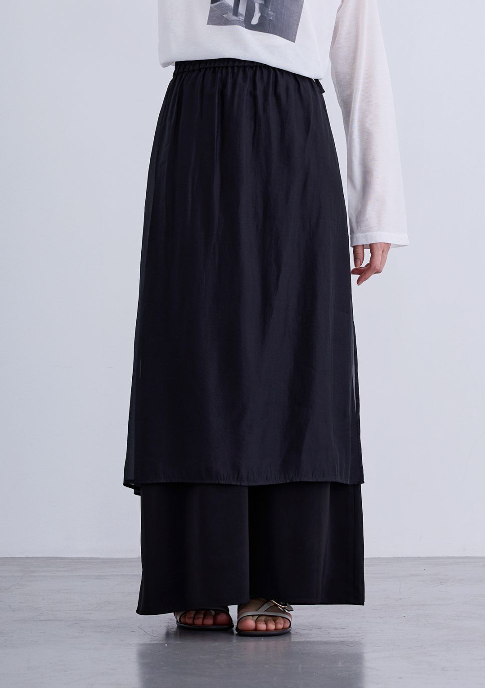 【neuf cent neuf】マルチレイヤード スカート