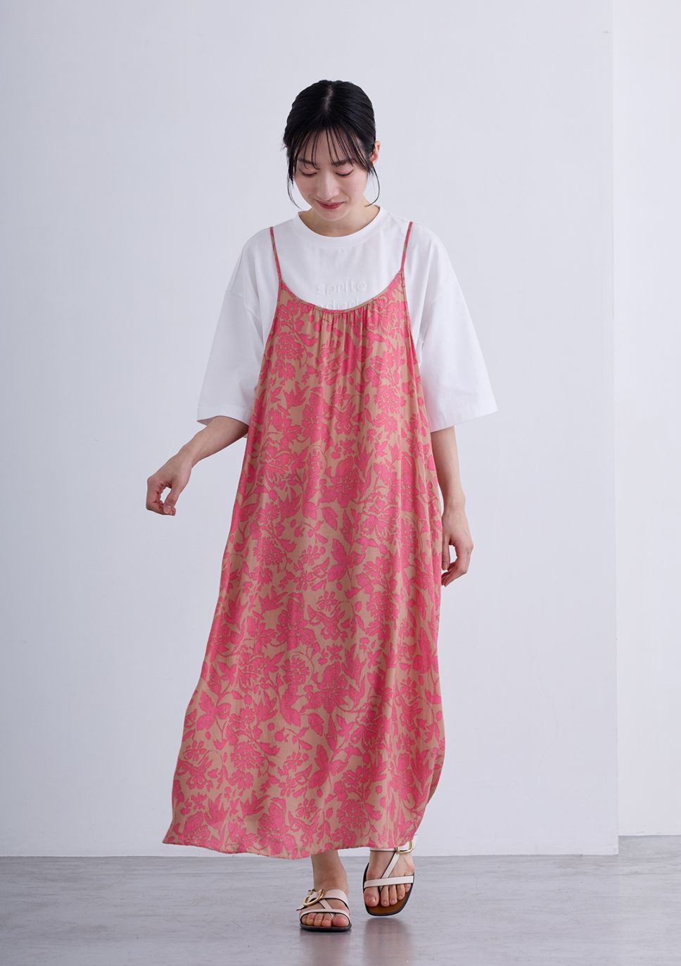 【LUIS MARI】ボタニカル プリント ワンピース