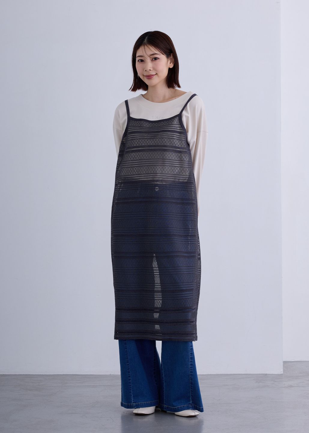 【SUMMER SALE】【KOOS】ニット キャミソール ジレ