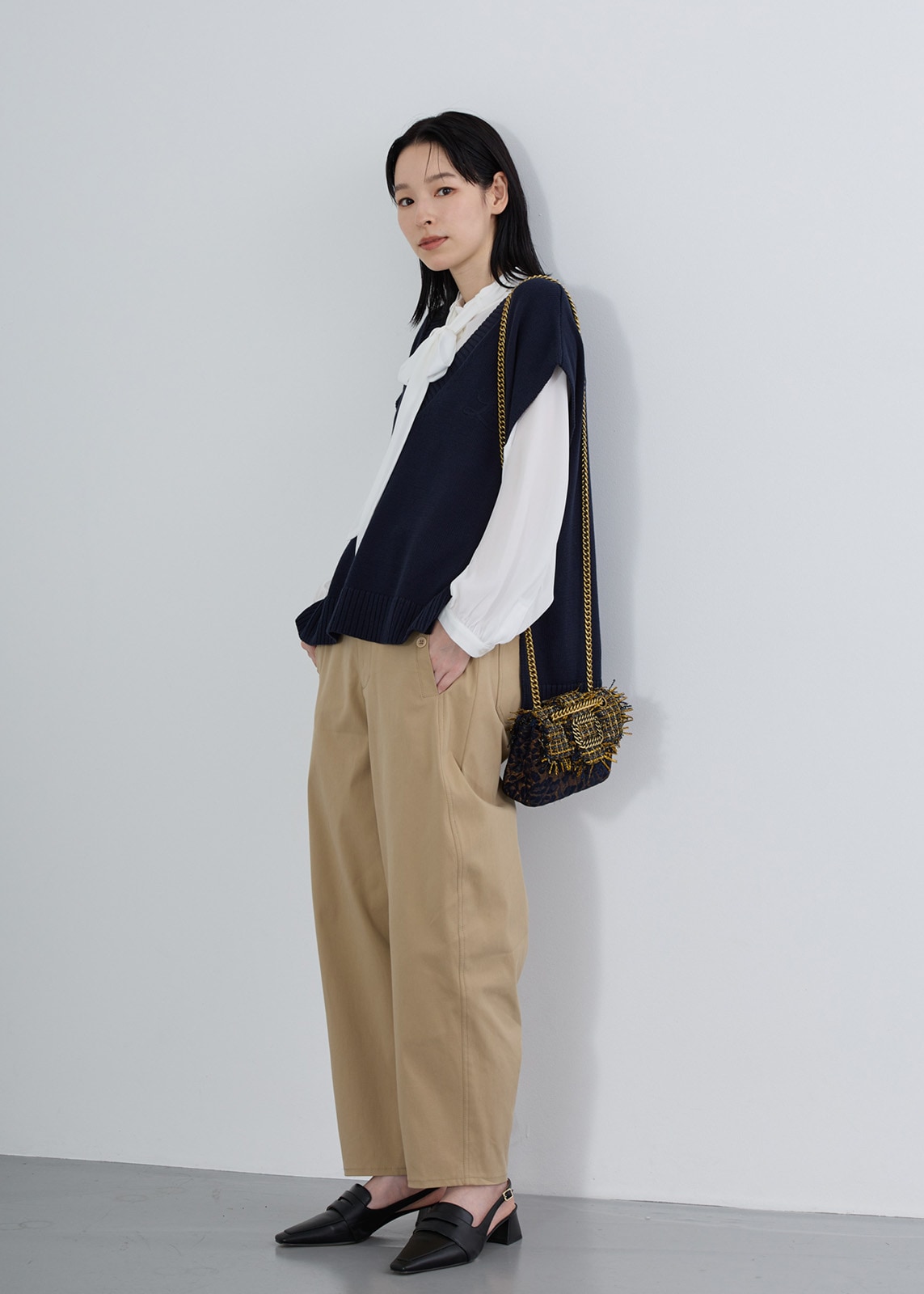 【SUMMER SALE】【PLUS an】ラメレオパードポーチ