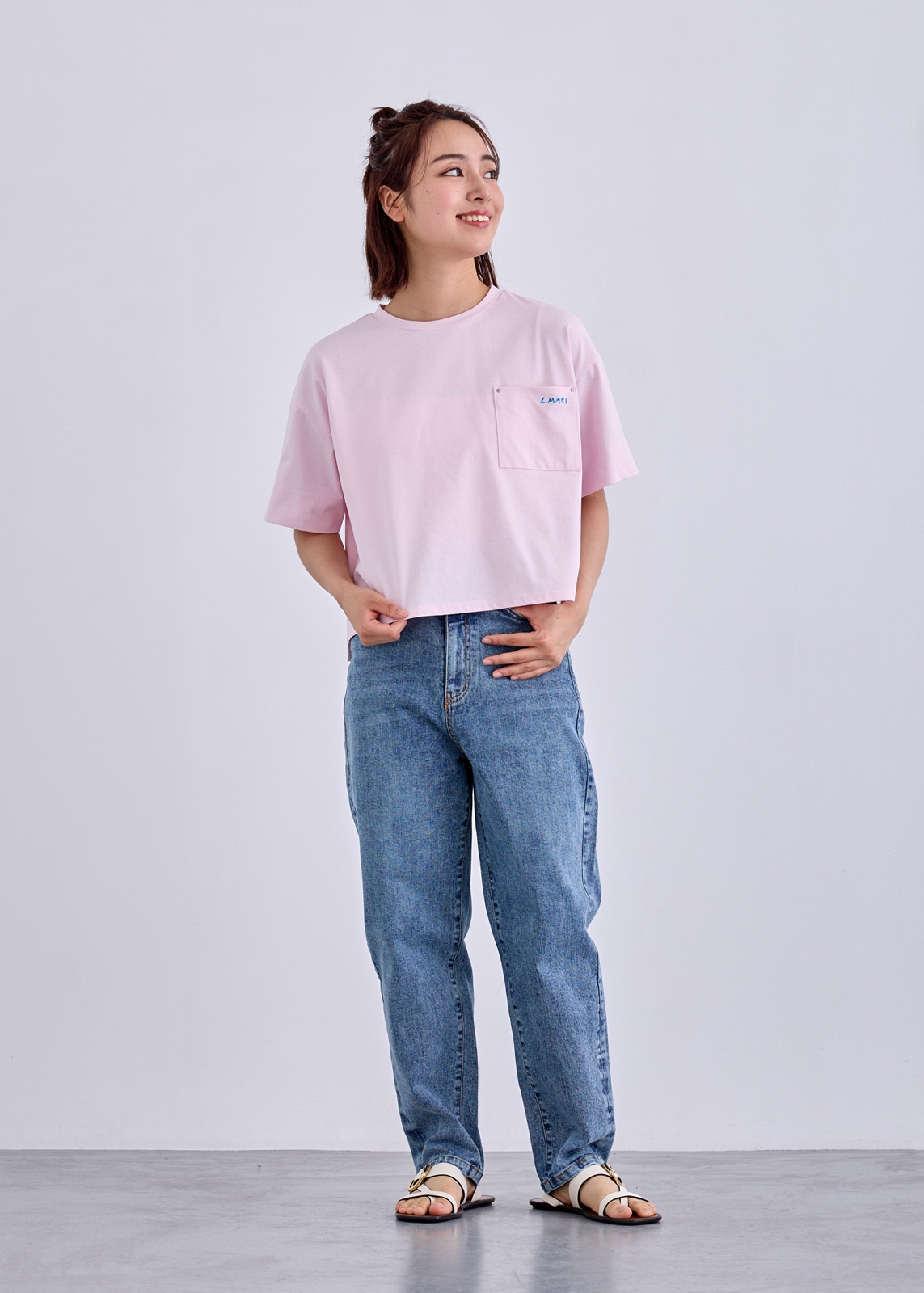 【LUISMARI】ポケット ロゴ カットソー