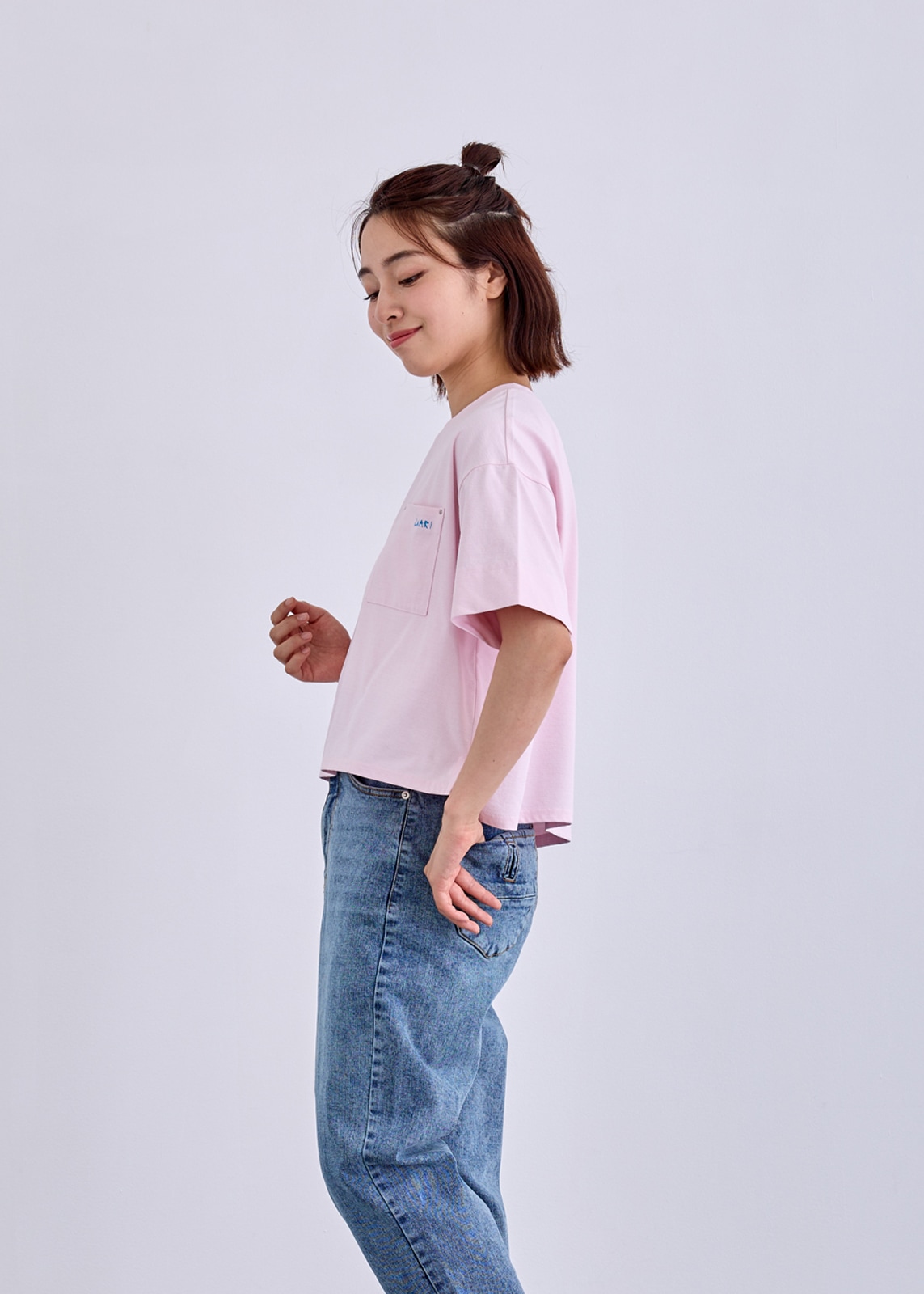 【LUISMARI】ポケット ロゴ カットソー