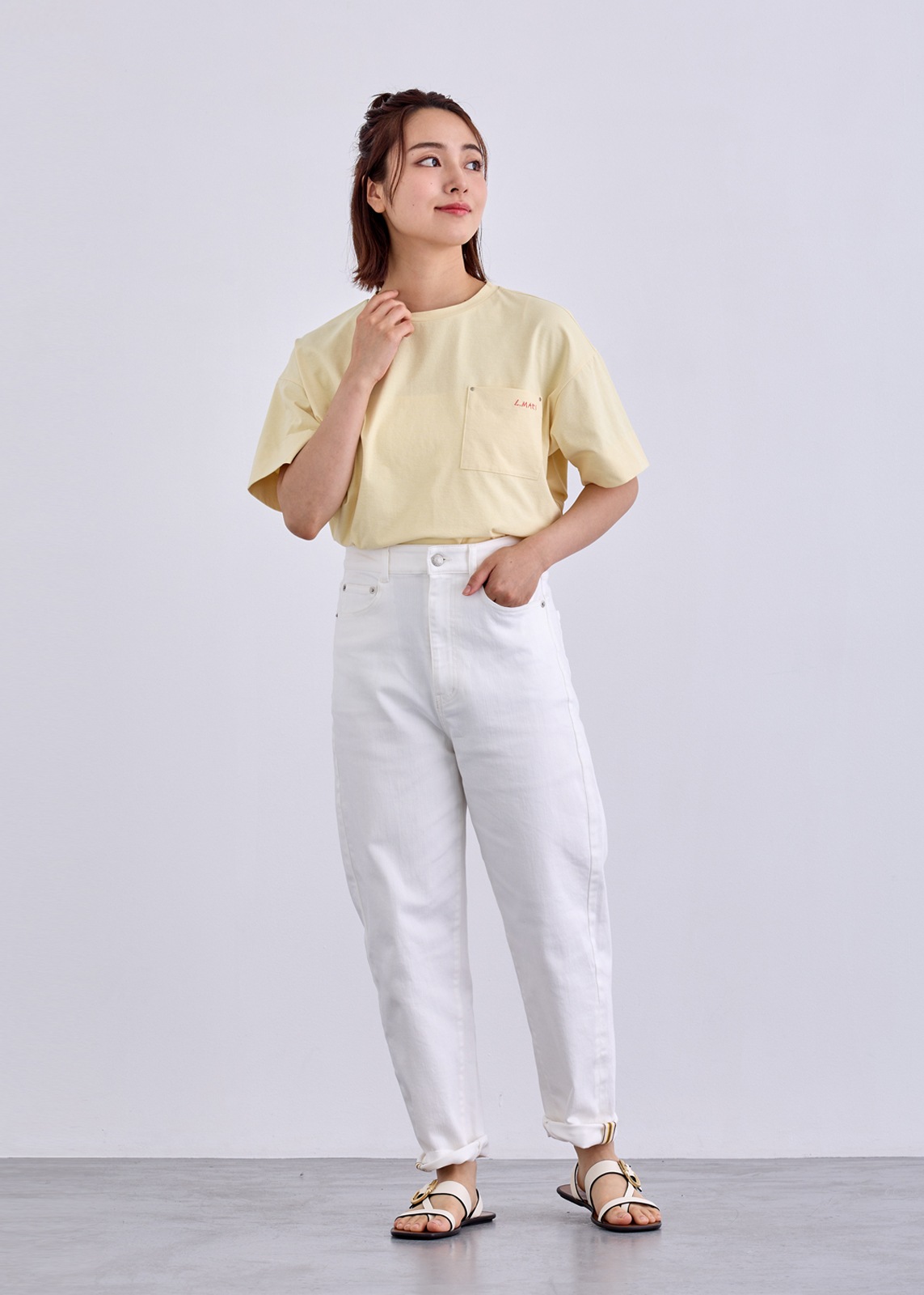 【LUISMARI】ポケット ロゴ カットソー