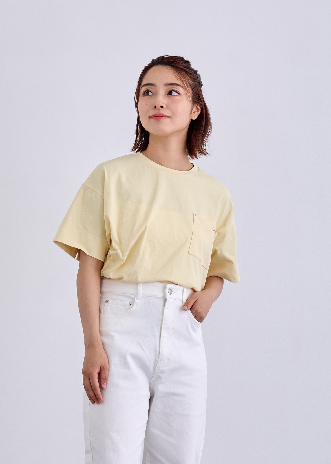 【LUISMARI】ポケット ロゴ カットソー
