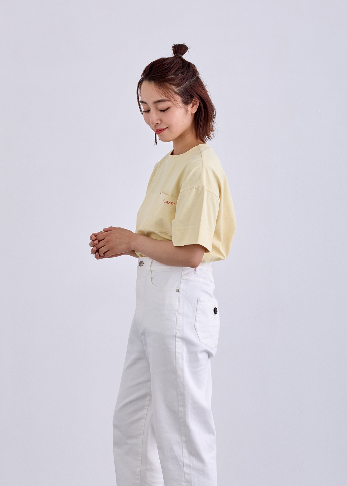 【LUISMARI】ポケット ロゴ カットソー