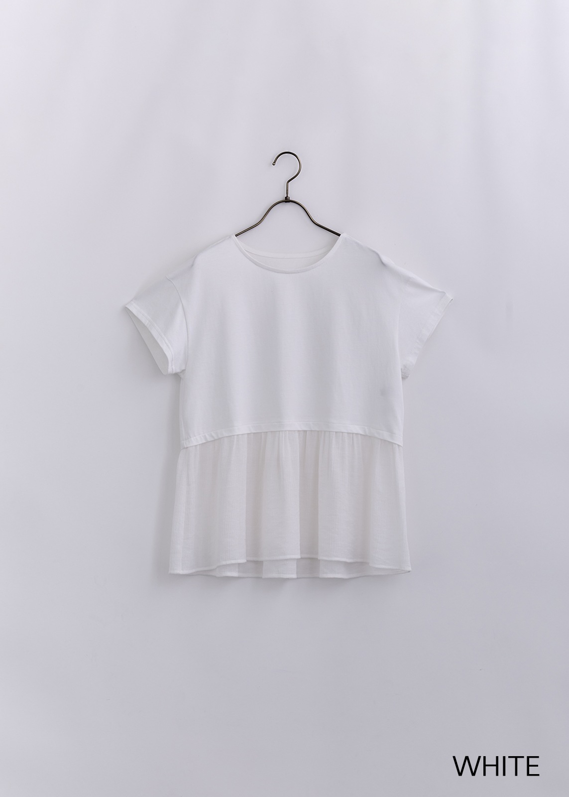 【KOOS】シアー ペプラム　カットソー