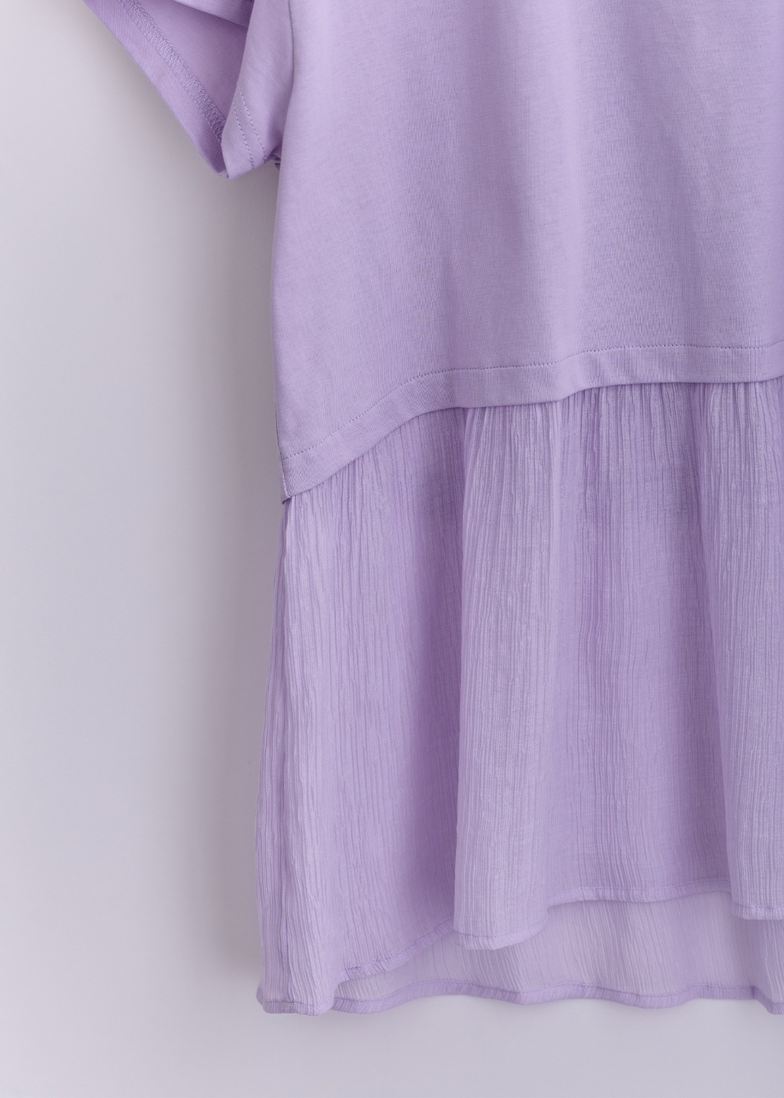 【KOOS】シアー ペプラム　カットソー