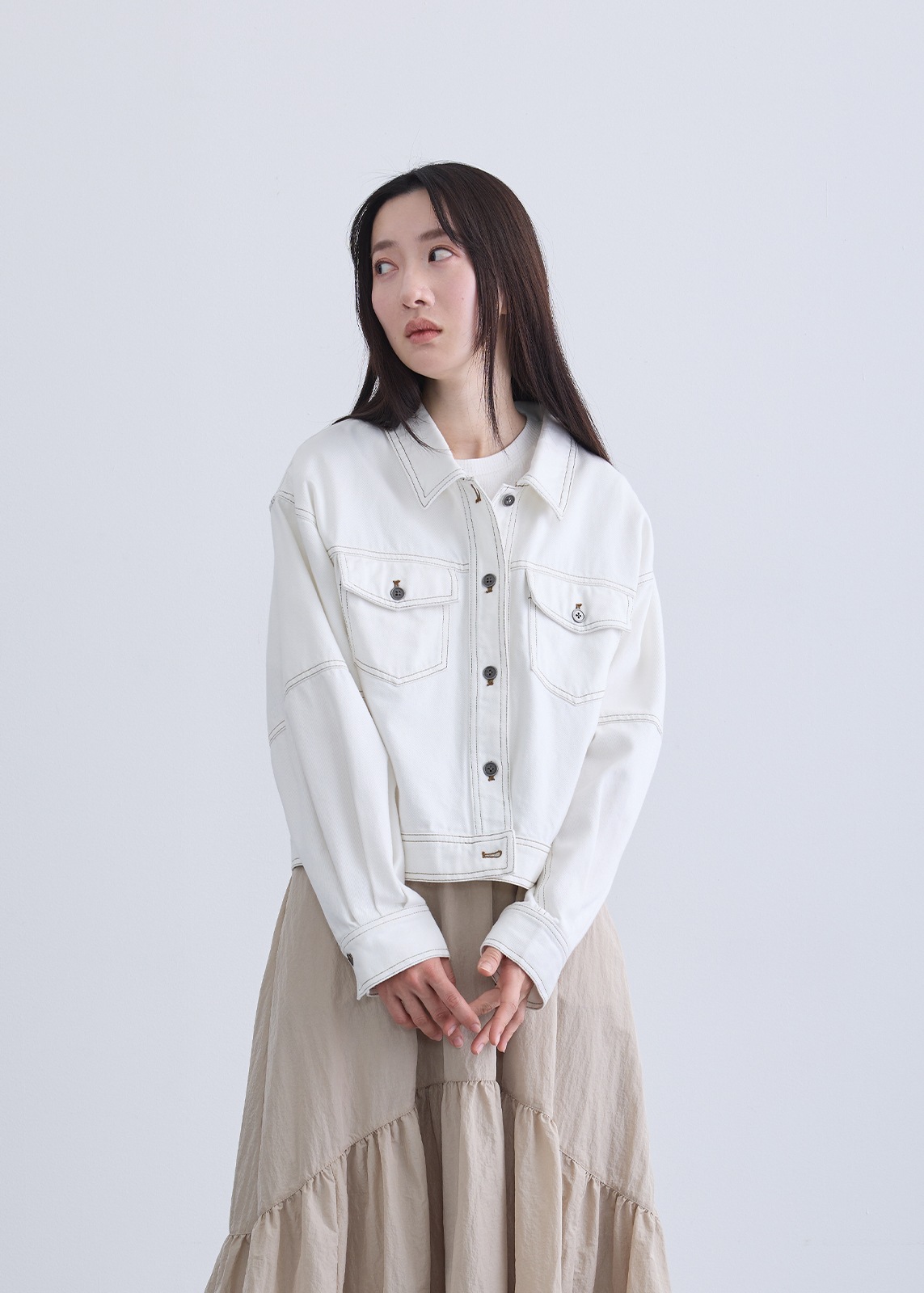 【Femicite】ドライ デニム Gジャン