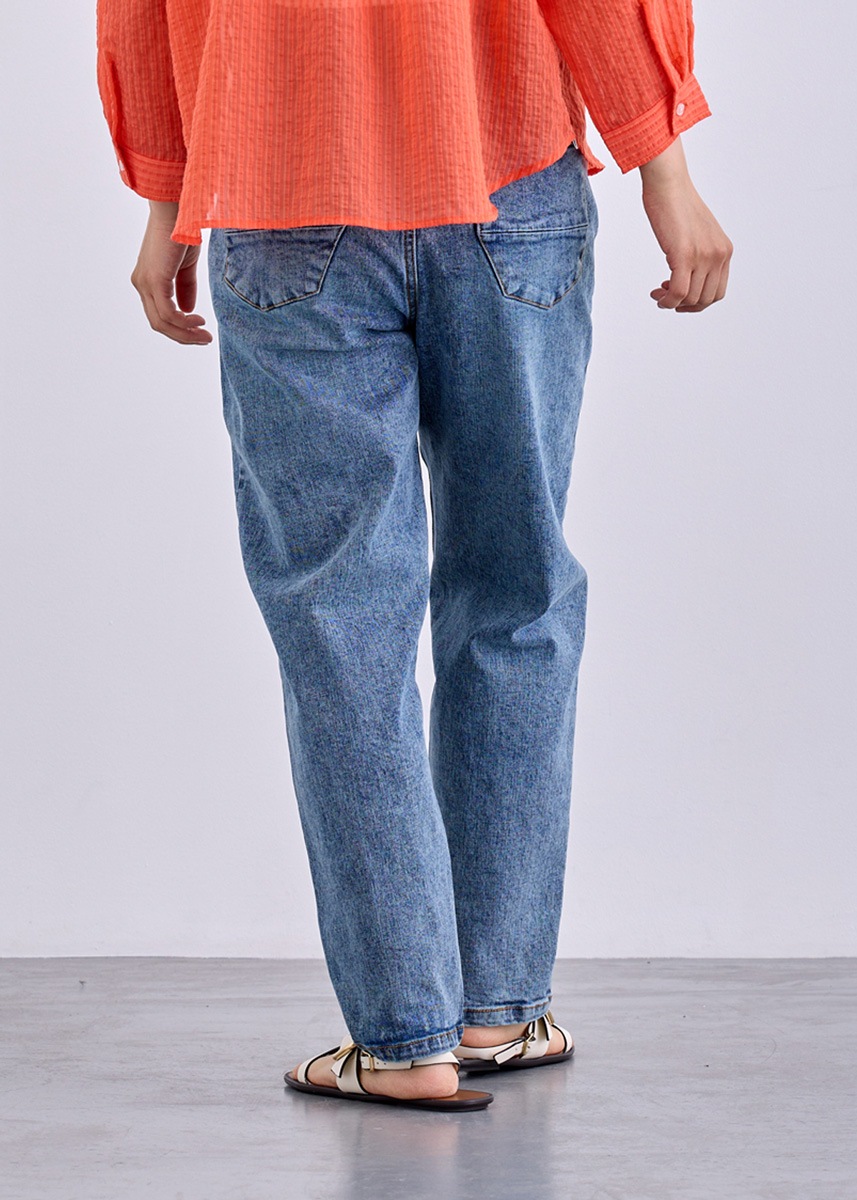 【LUISMARI】サイド テープ デニム