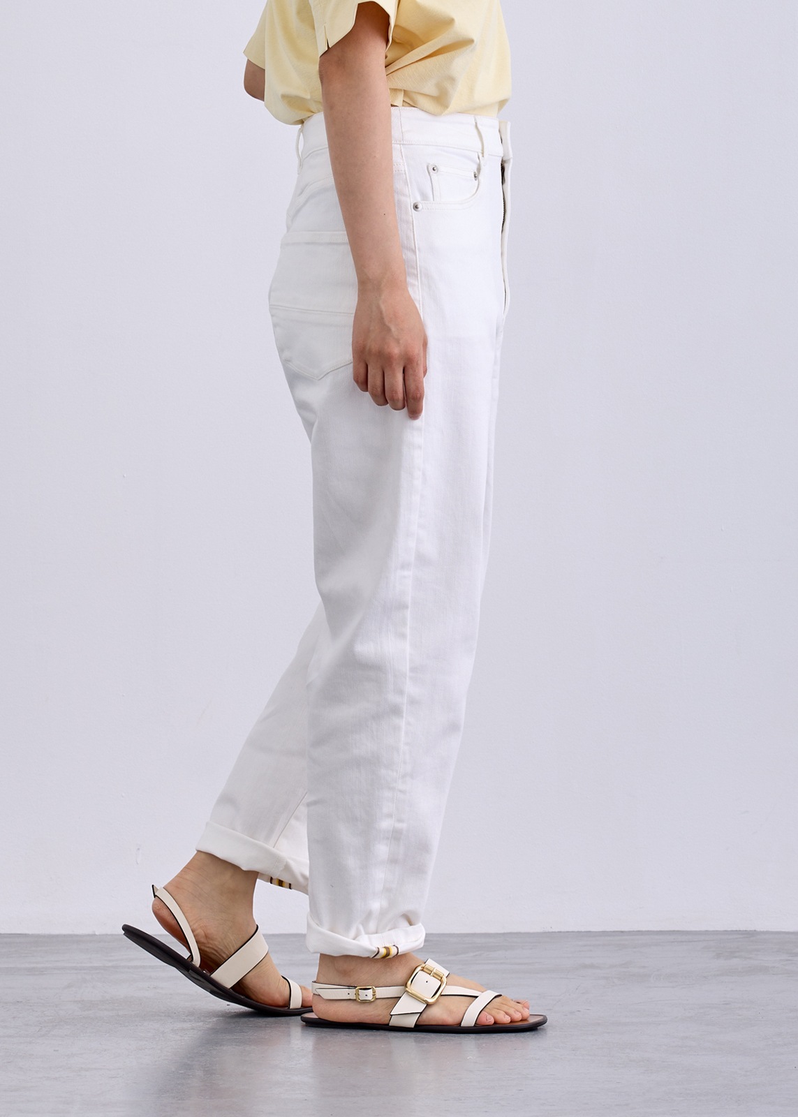 【LUISMARI】サイド テープ デニム