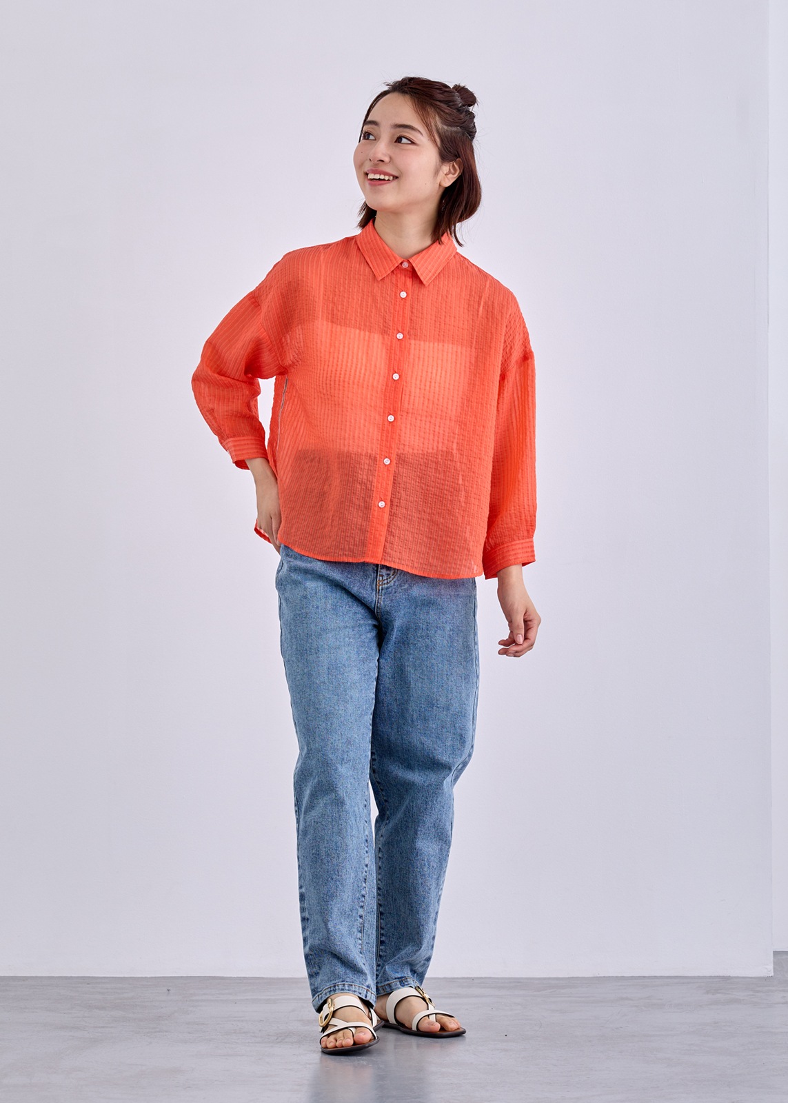 【LUISMARI】サイド テープ デニム