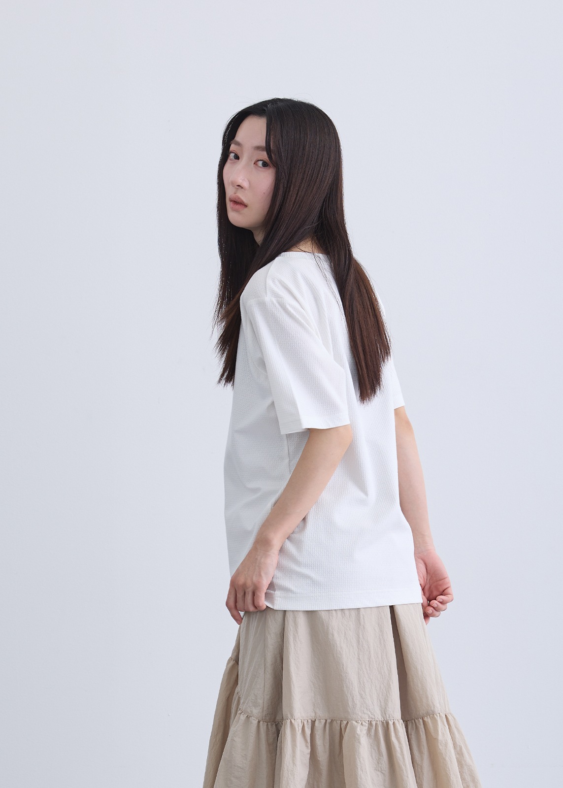 【Femicite】バスケット コットン Tシャツ