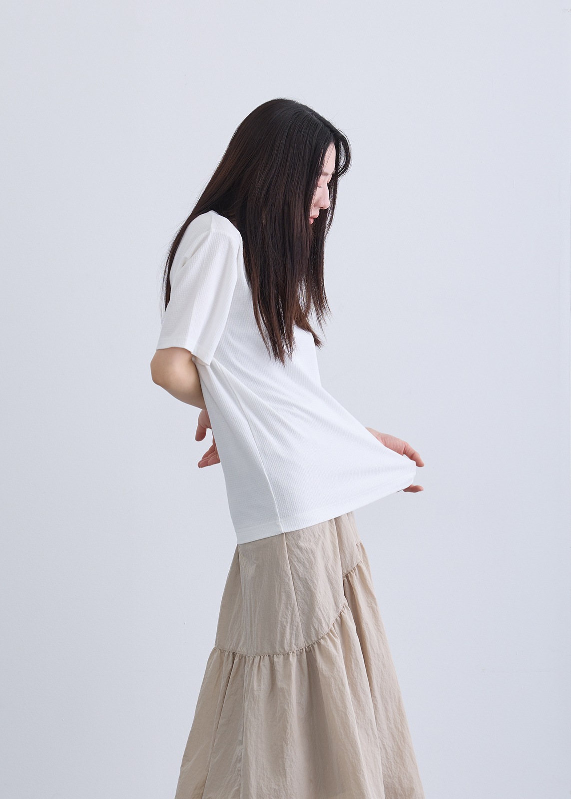 【Femicite】バスケット コットン Tシャツ