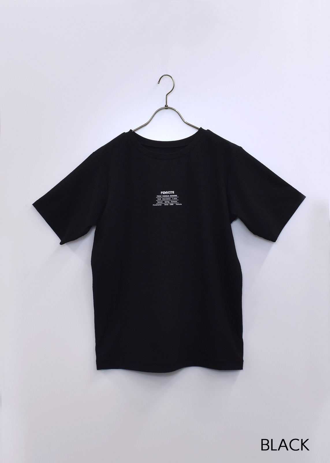 【Femicite】バスケット コットン Tシャツ