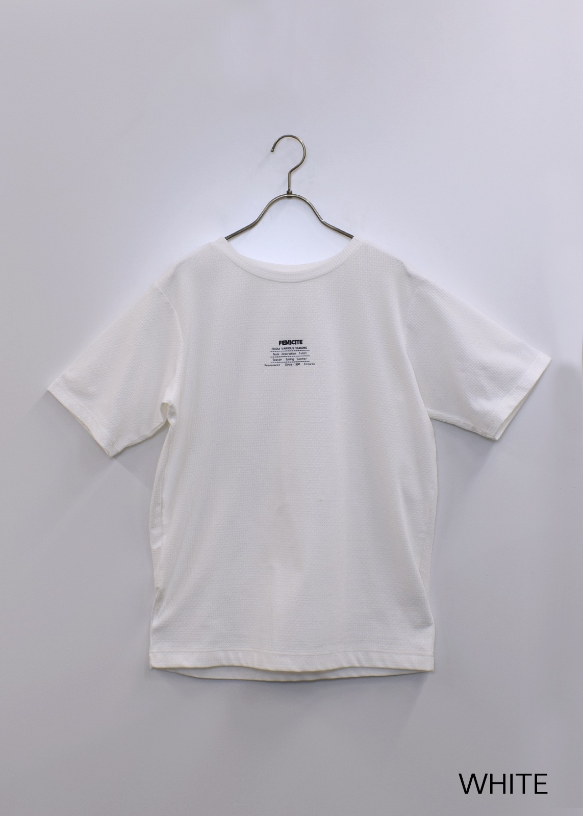 【Femicite】バスケット コットン Tシャツ