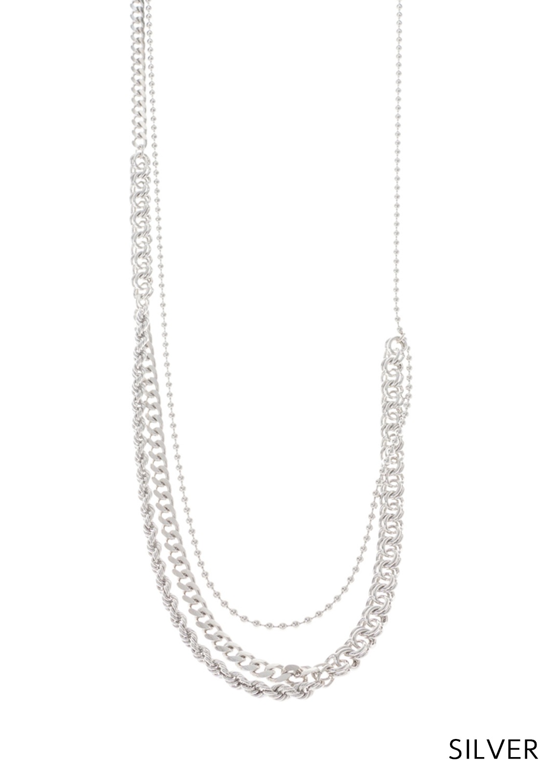 【Sea`ds Mara】レイヤー チェーン ロング ネックレス