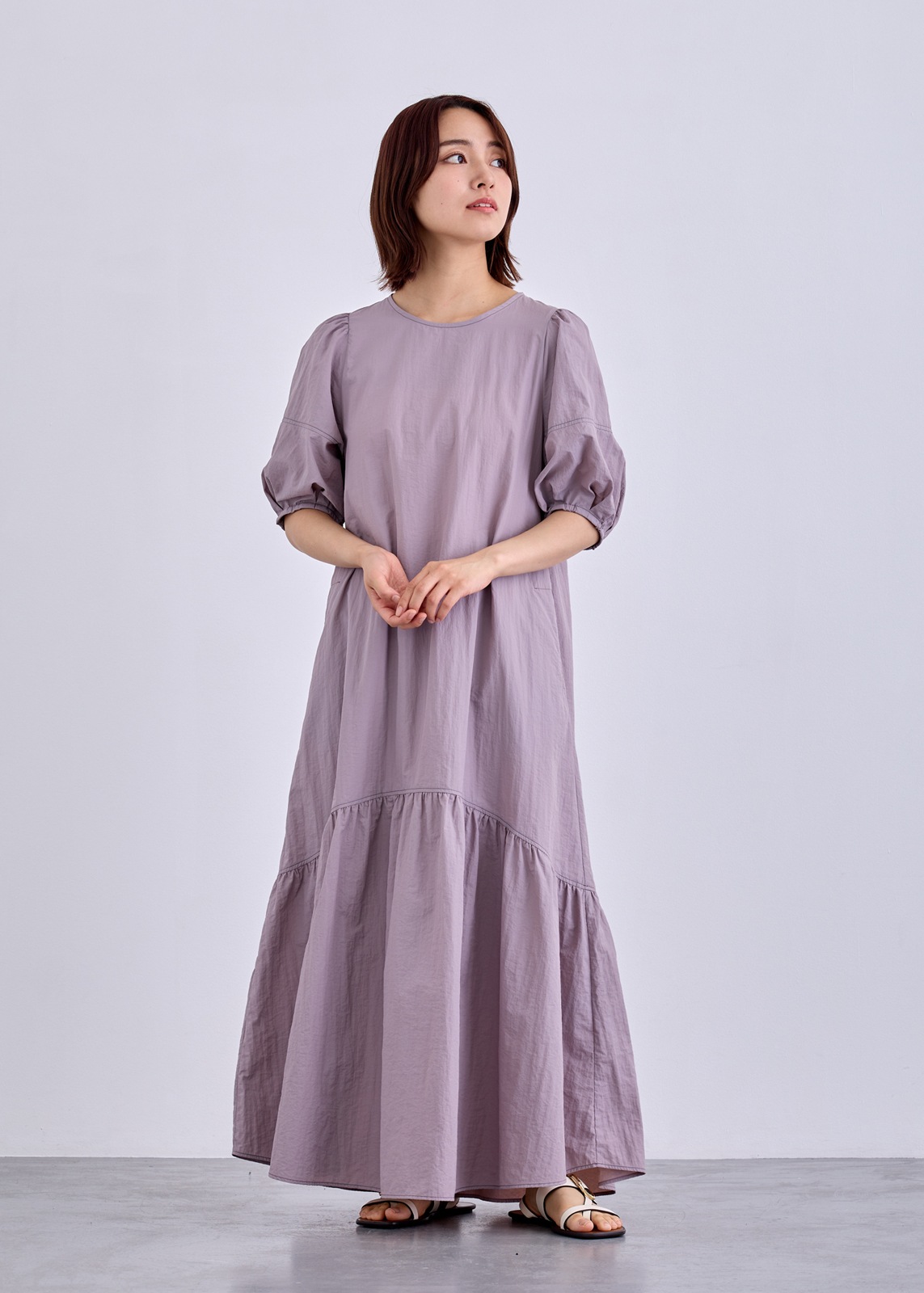 【Femicite】 ライトタフタワンピース