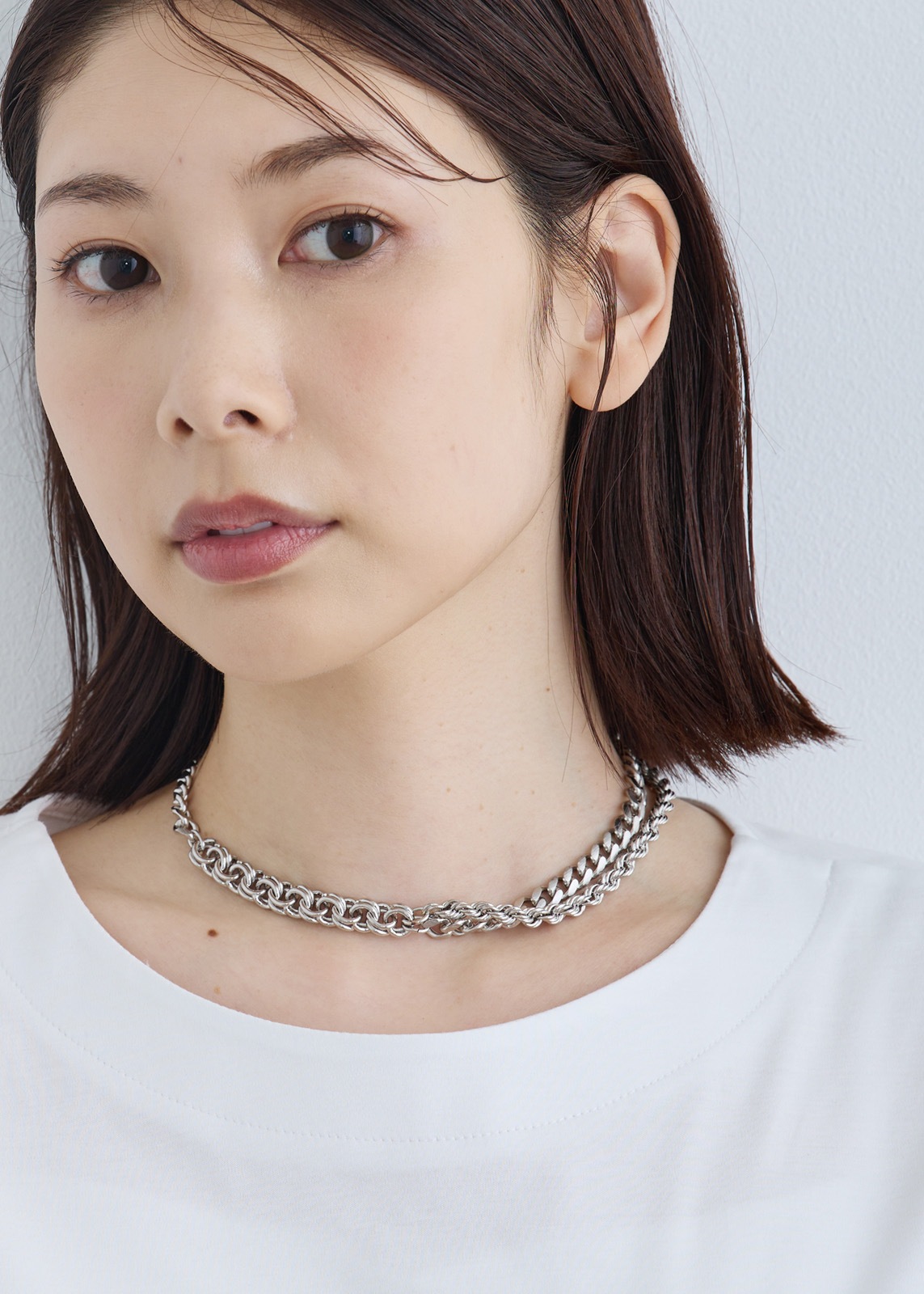 【Sea`ds Mara】レイヤー チェーン ショート ネックレス