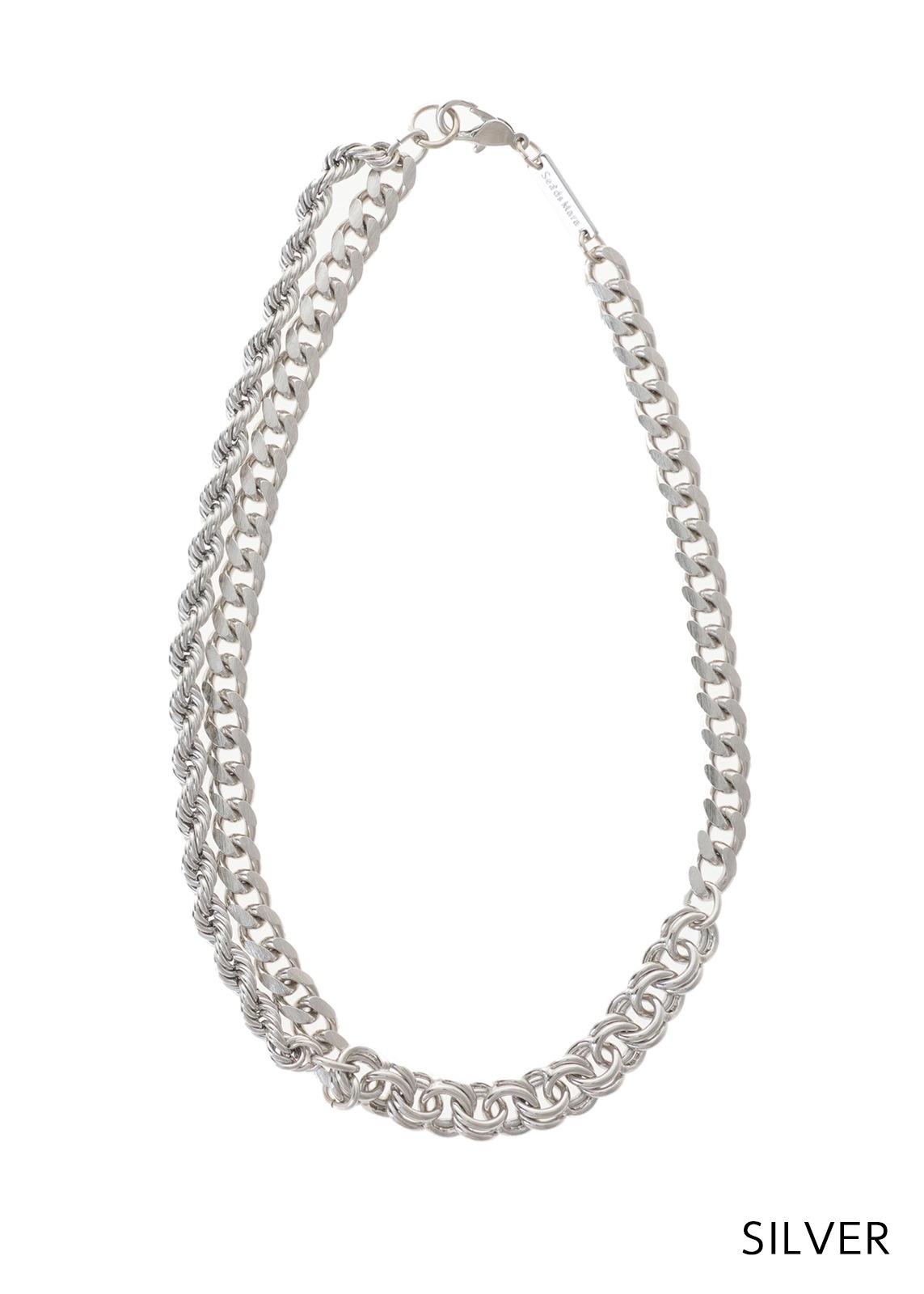 【Sea`ds Mara】レイヤー チェーン ショート ネックレス