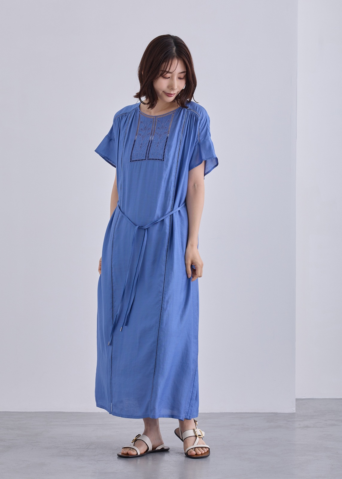 【KOOS】カット レース ワンピース