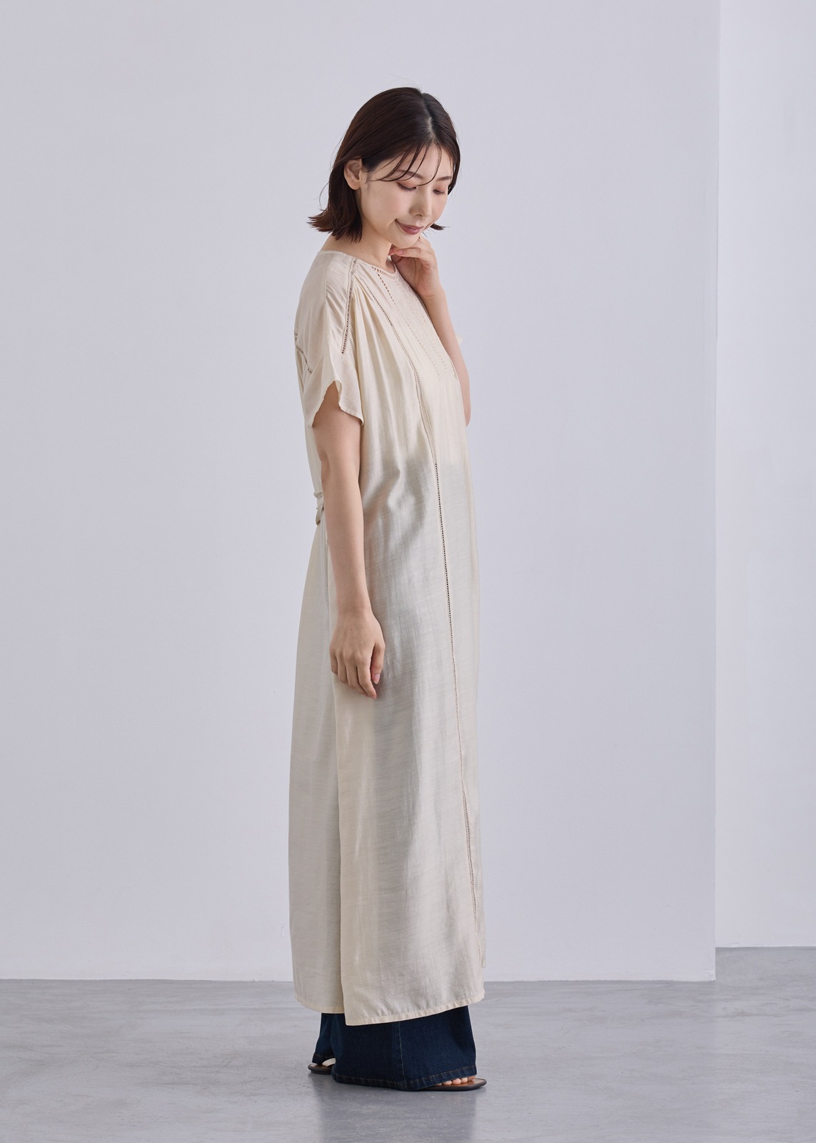 【KOOS】カット レース ワンピース