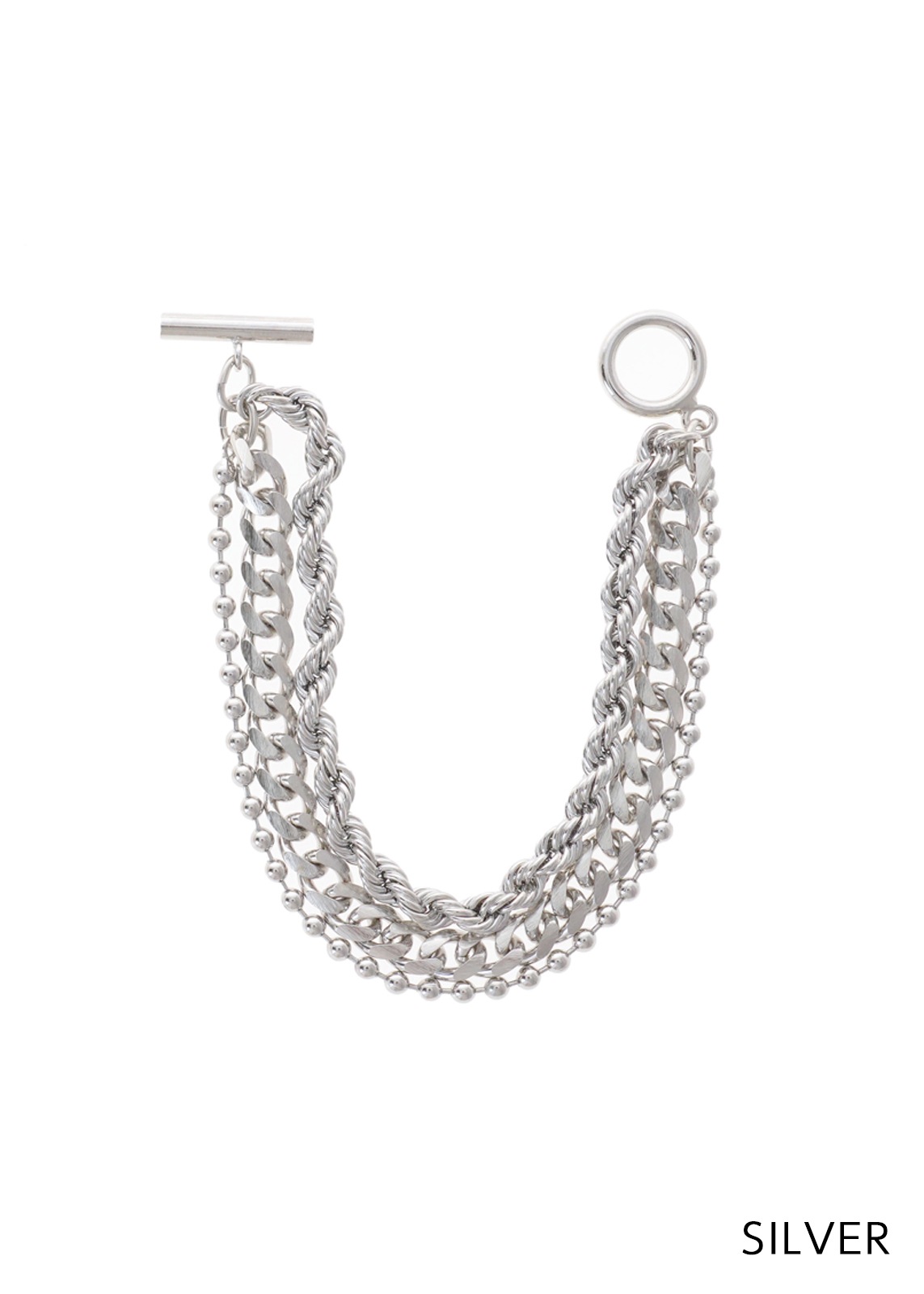 【Sea`ds Mara】レイヤー チェーン トリプル ブレスレット