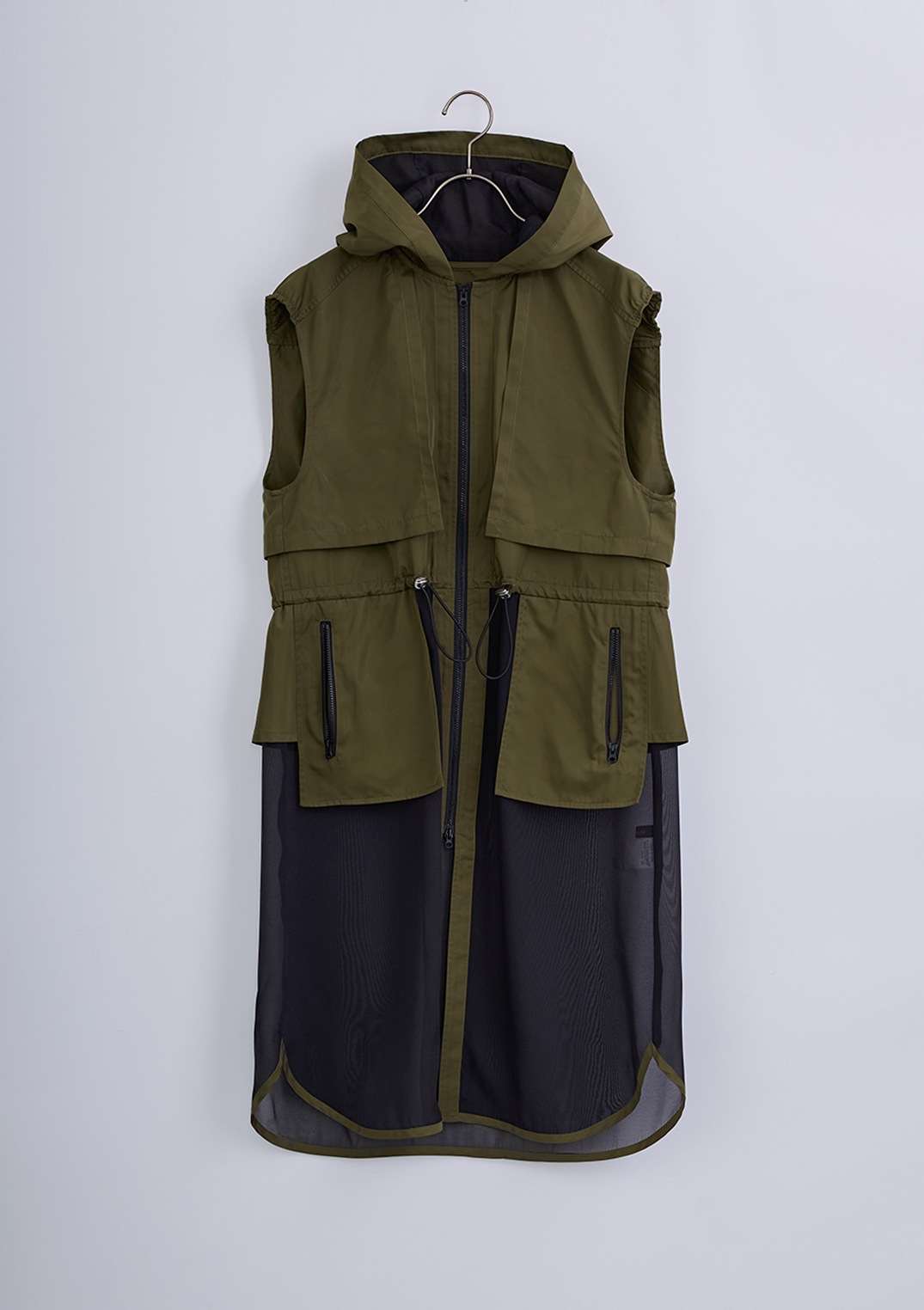 【Femicite】タフタ オーガンジー ドッキング ベスト