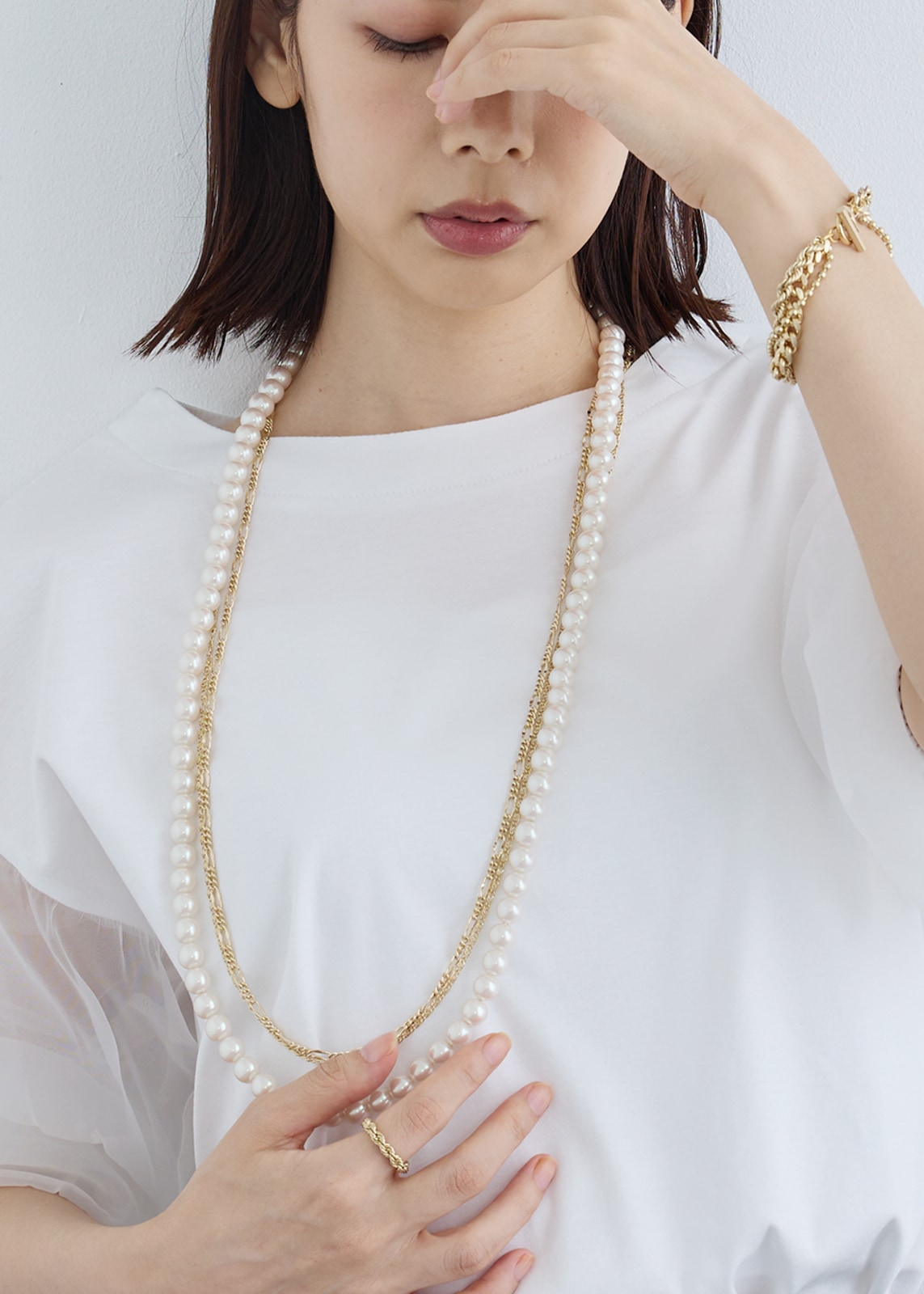 【Sea`ds Mara】フレンチ チェーン リング