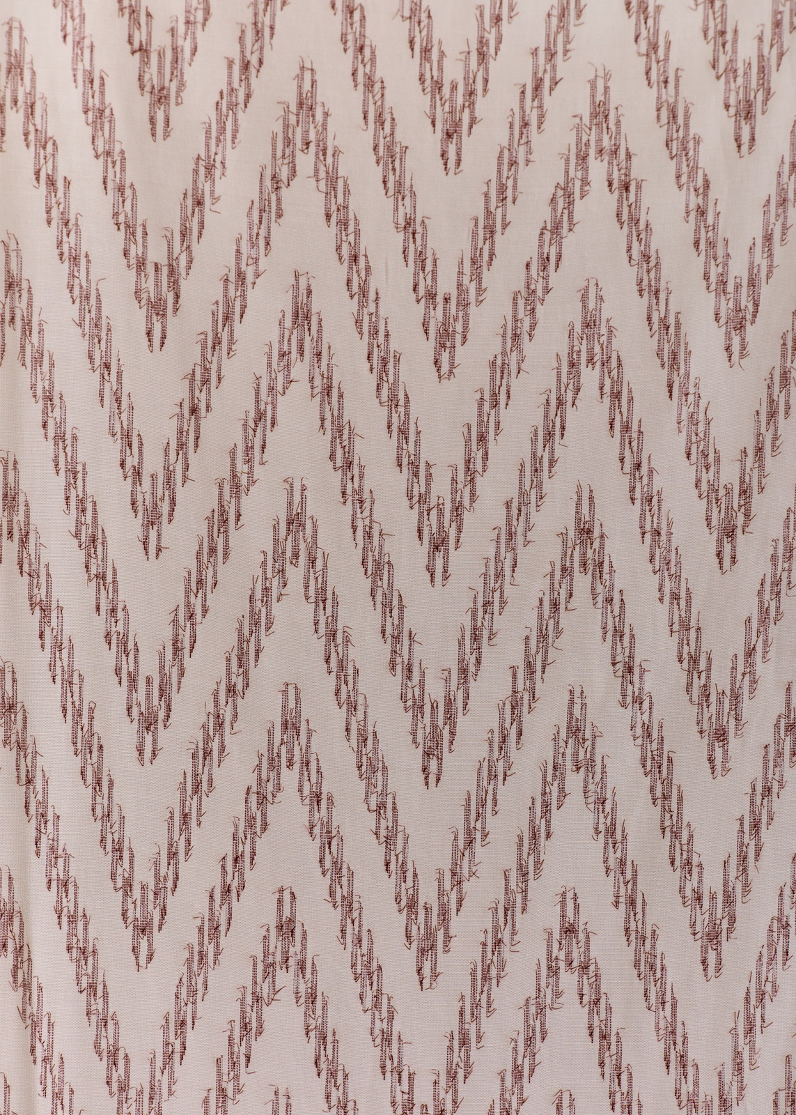 【neuf cent neuf】 シェブロンフォイルカットジャカードワンピース