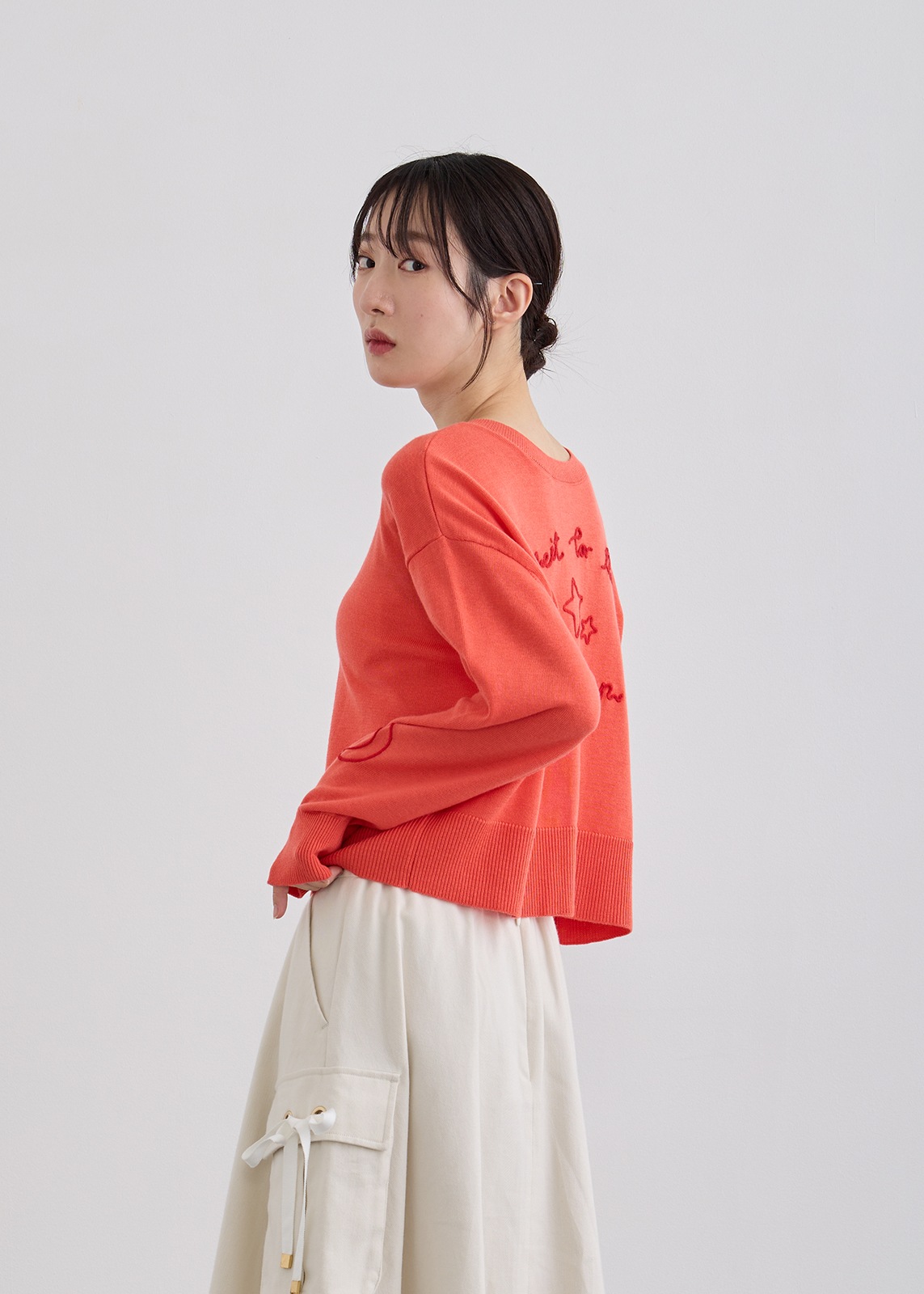 【LUIS MARI】アート ロゴ 2way ニット